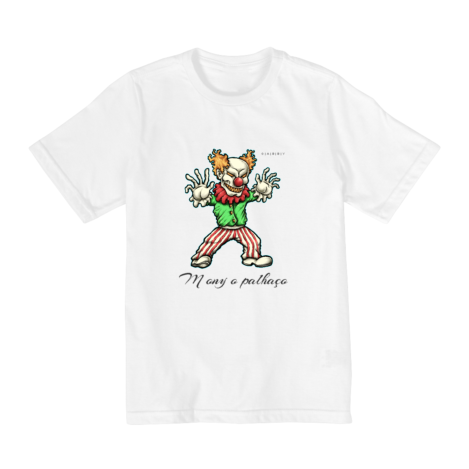 Camiseta infantil Many o Palhaço