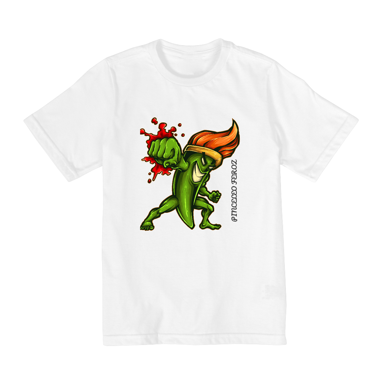 Camiseta Infantil Pinceleo Feroz
