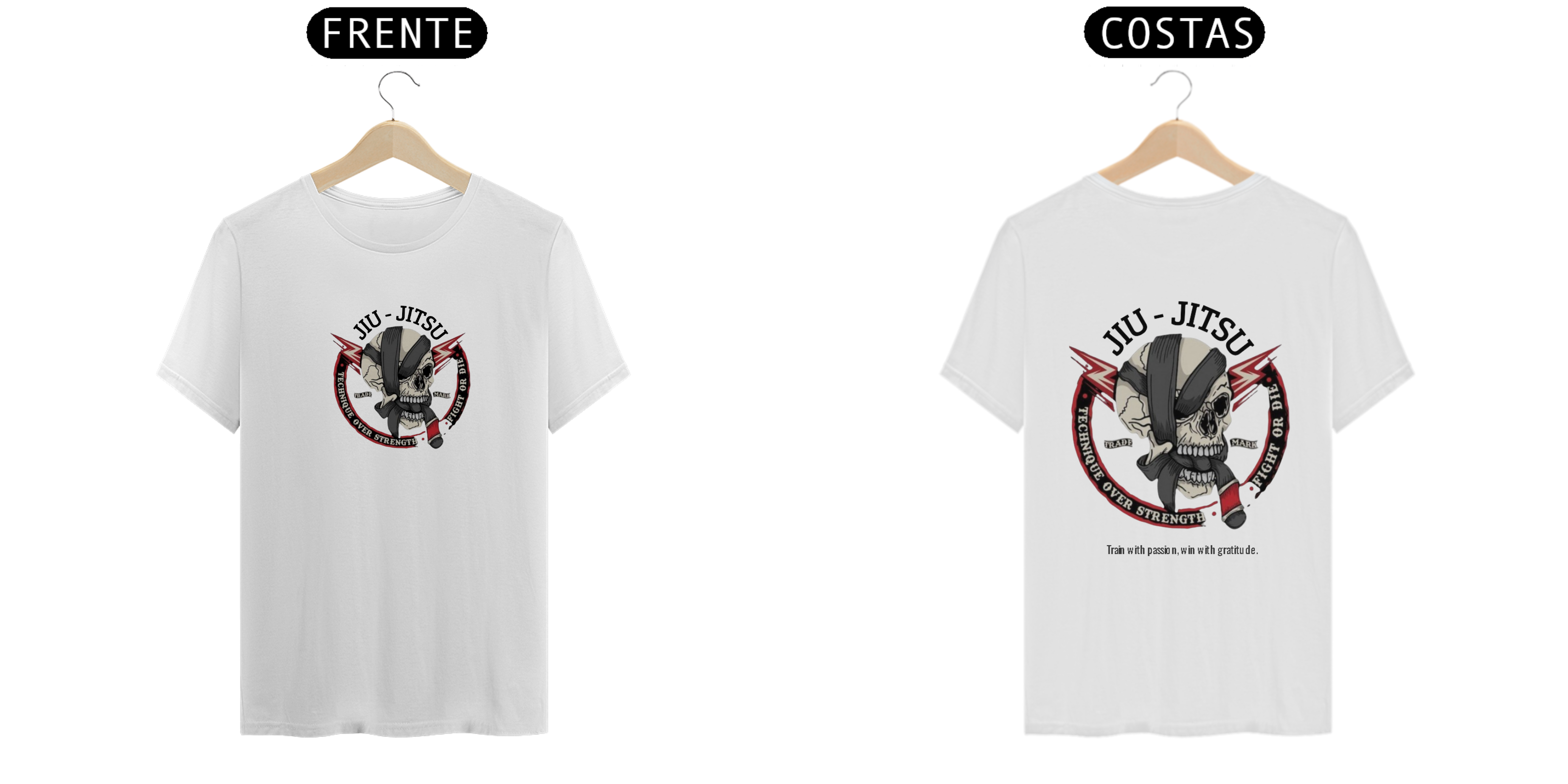 Camiseta Arte No Jiu Jitsu