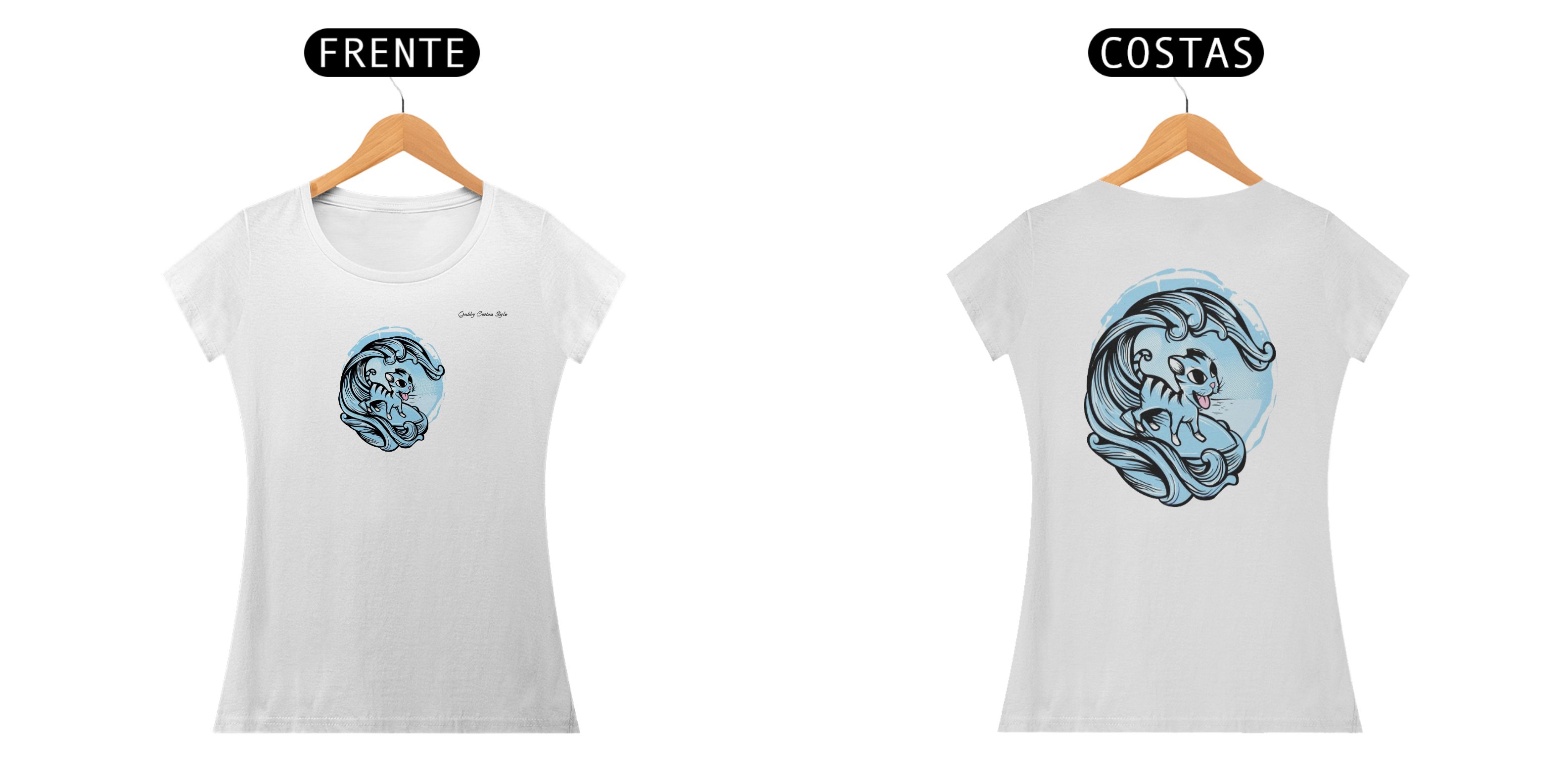 Camiseta Moda Gatinha 