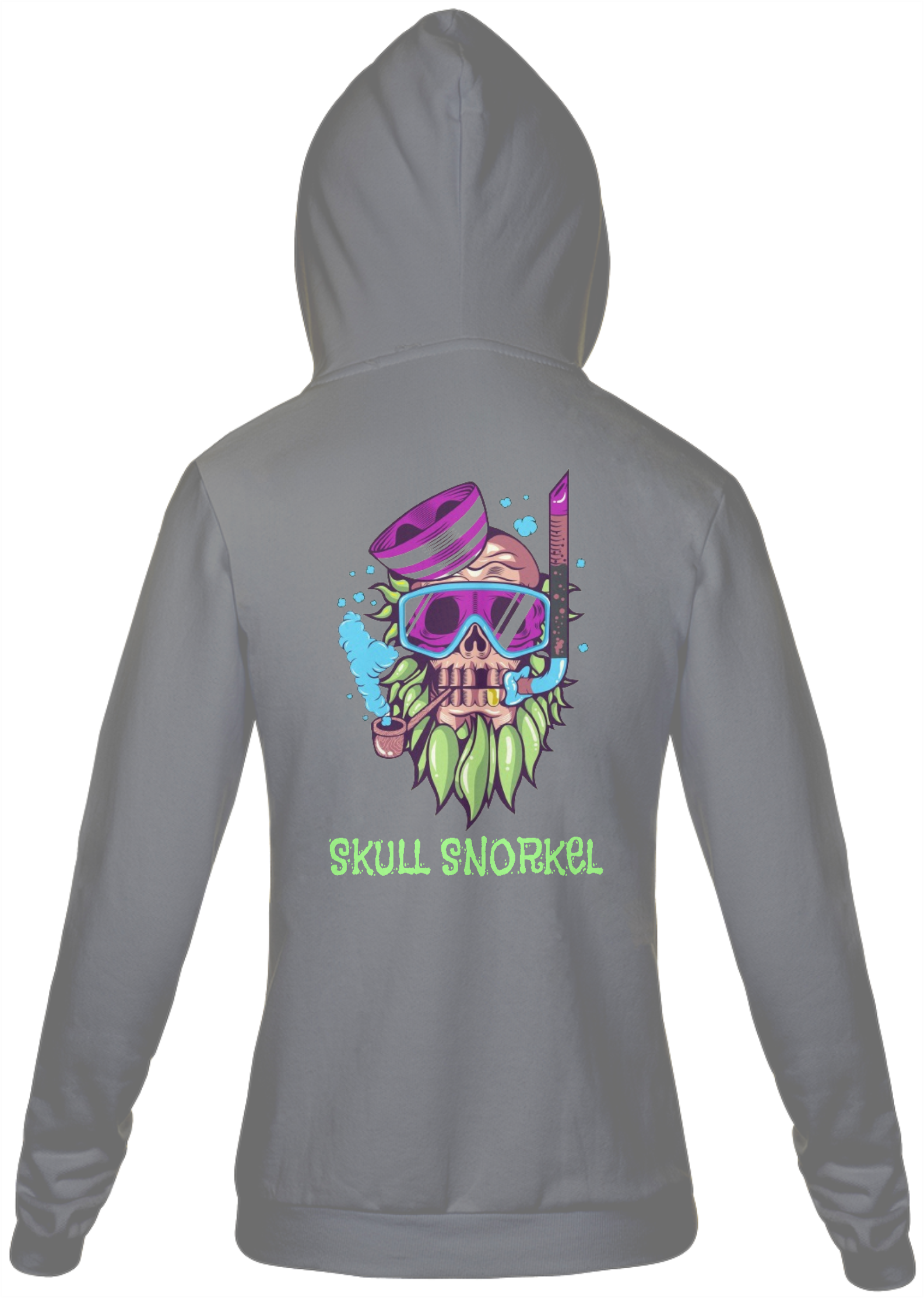 Blusa C / Zíper Skull Snorkel