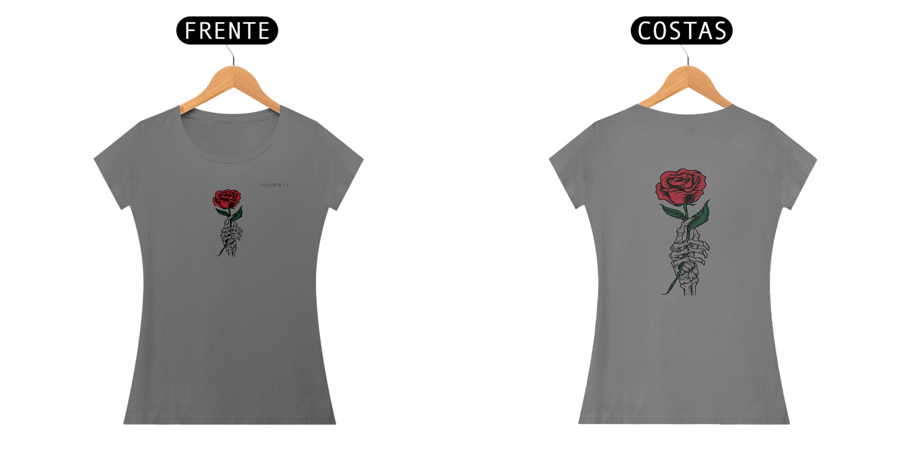Camiseta Feminina Rosas Eternas