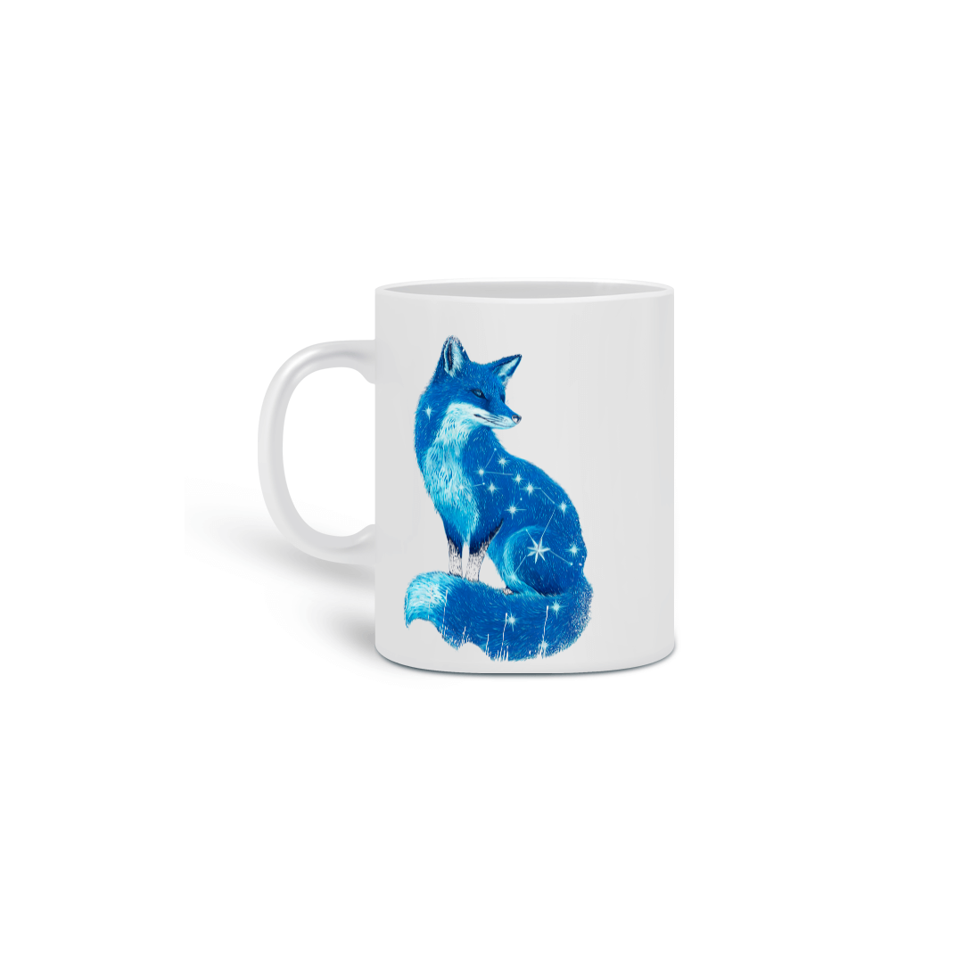Caneca Raposa Azul