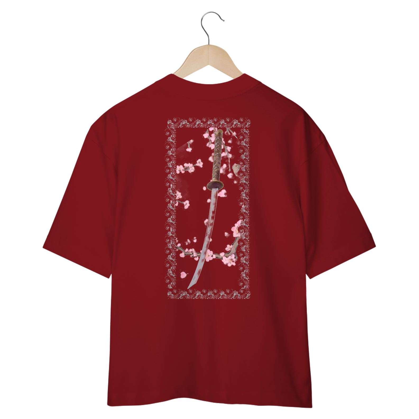 Camiseta Oversized Katana cyber R$117,99 em CyberCrewStore