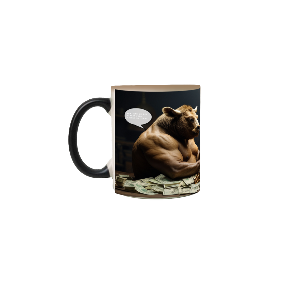 Caneca Magica Charge Bull vs Bear Alpha Trader