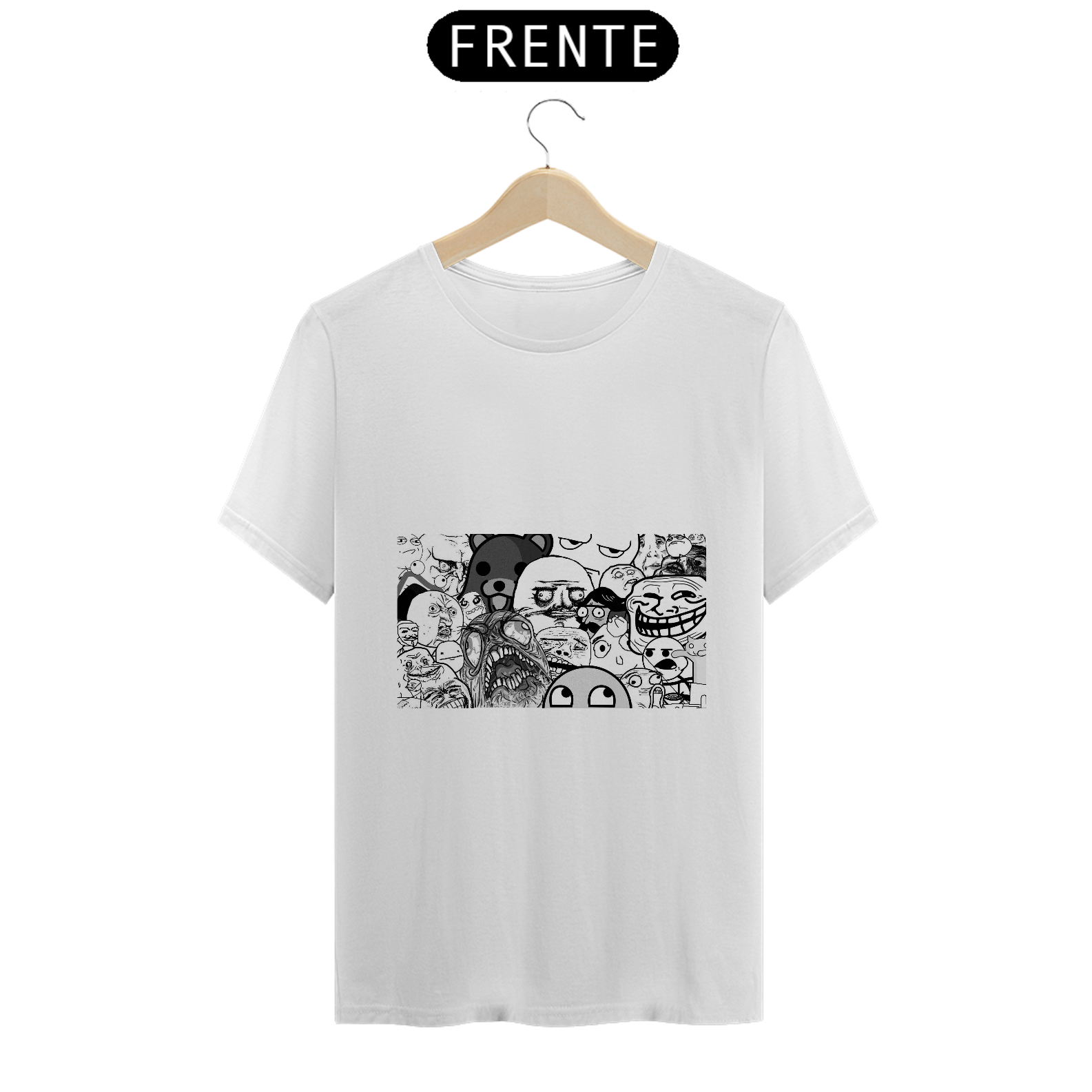 Nome do produto: Camisa T-shirt | Personagens memes face