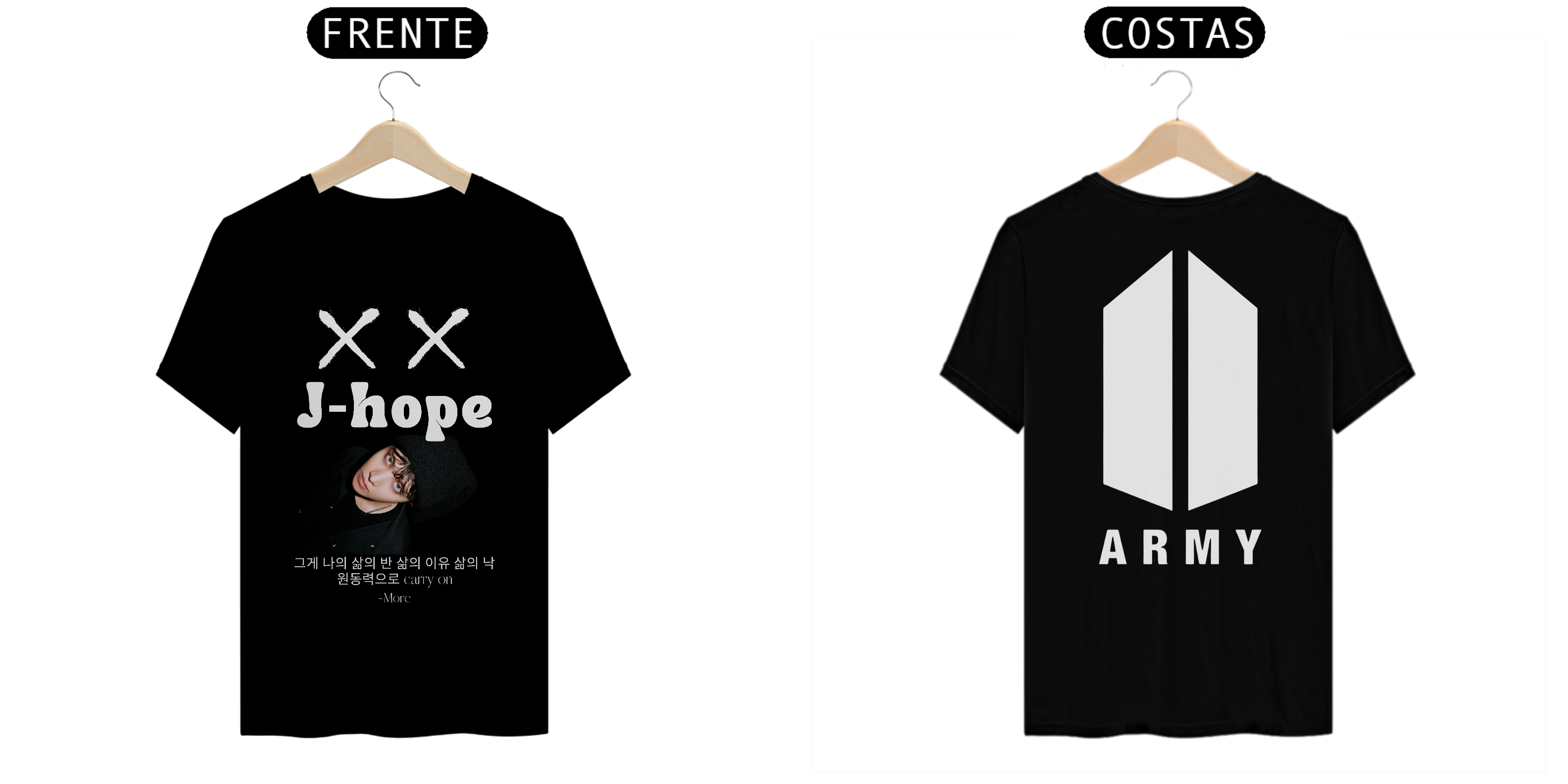 J-hope - Frente e Costas