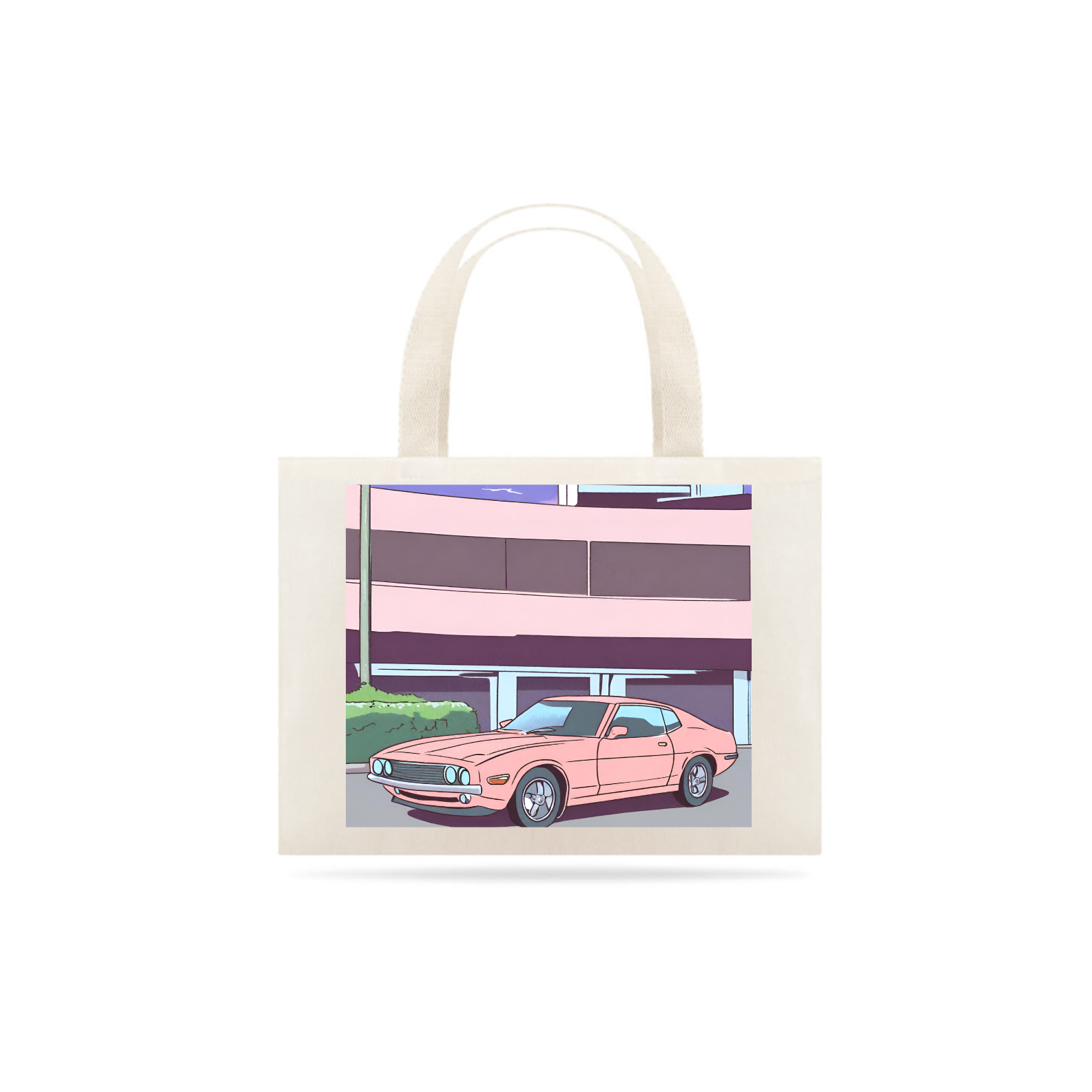 Bag Ecológica - Carro Rosa 
