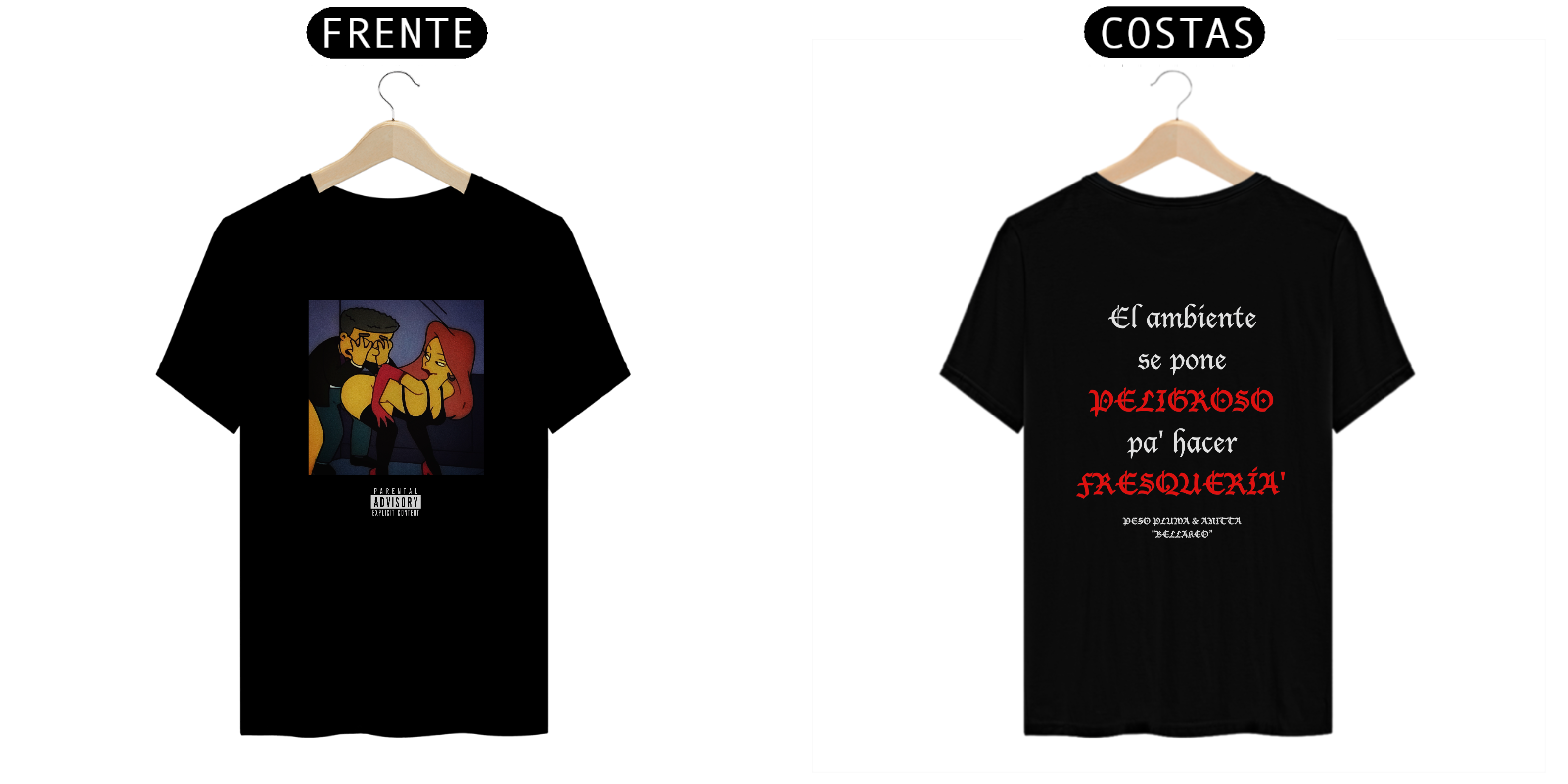 CAMISETA BELLAKEO INSPIRED (FRENTE E VERSO)