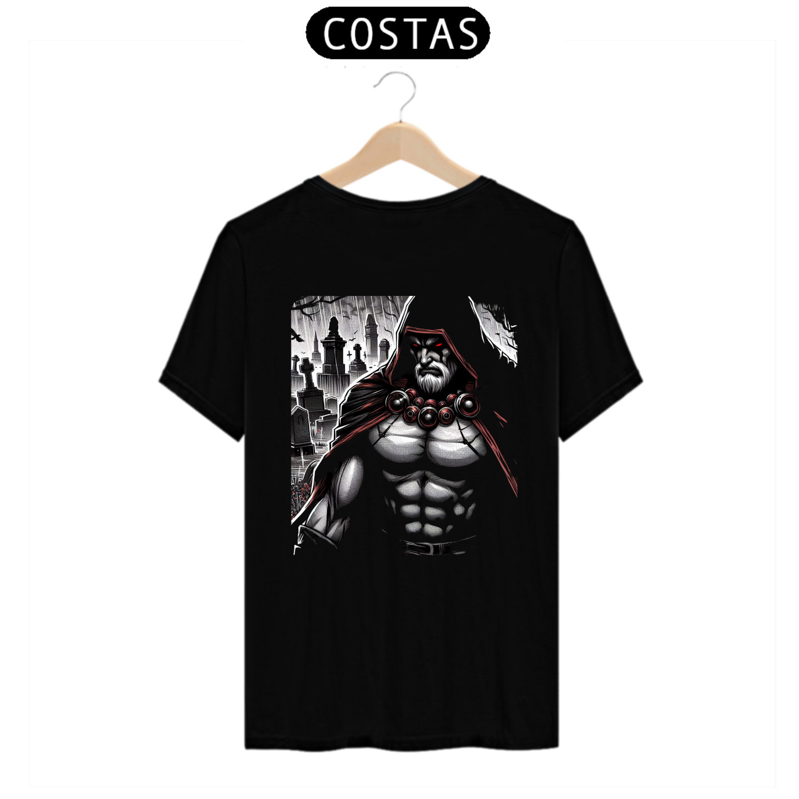 Camiseta Prime Exu capa Preta