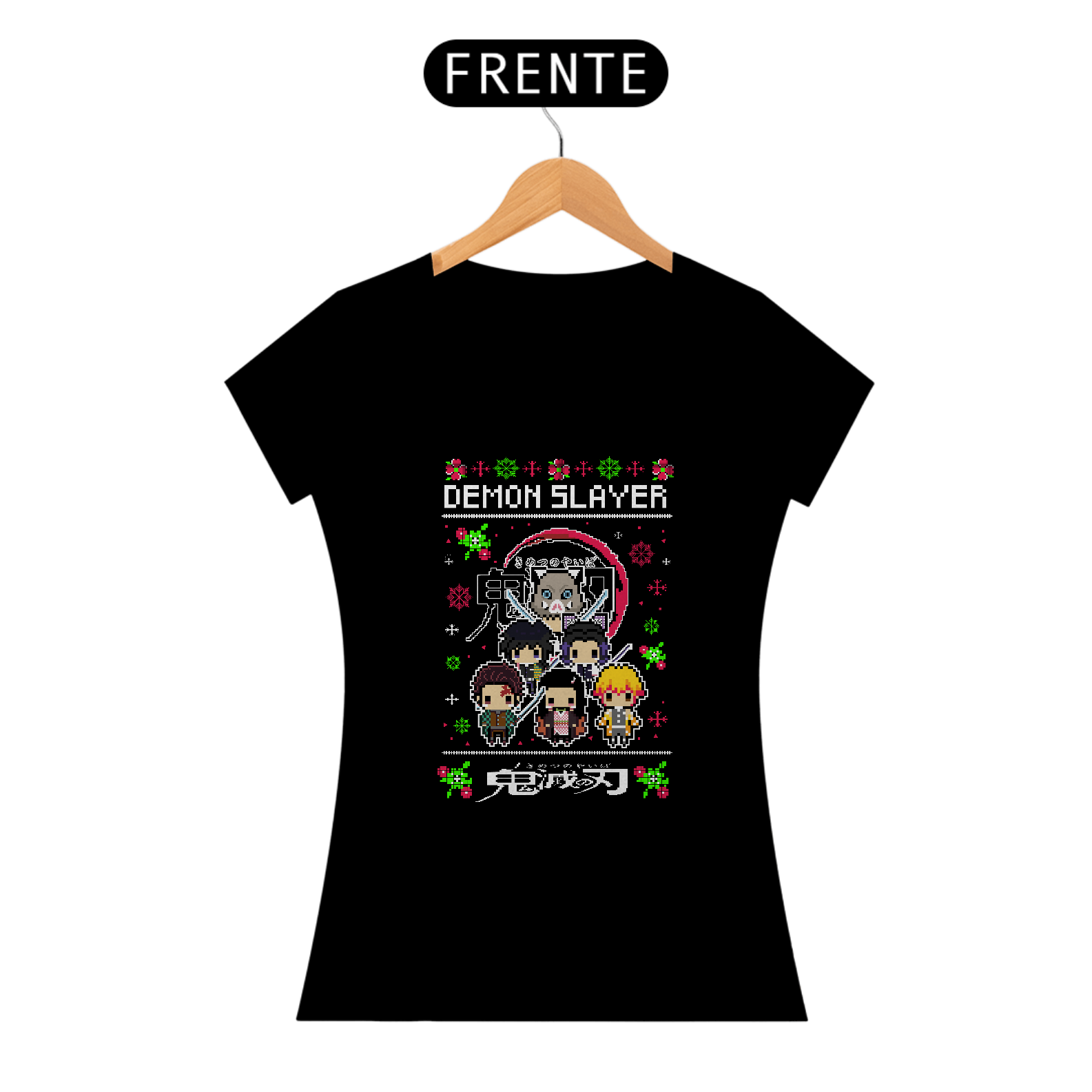 Nome do produto: CAMISETA DEMON SLAYER