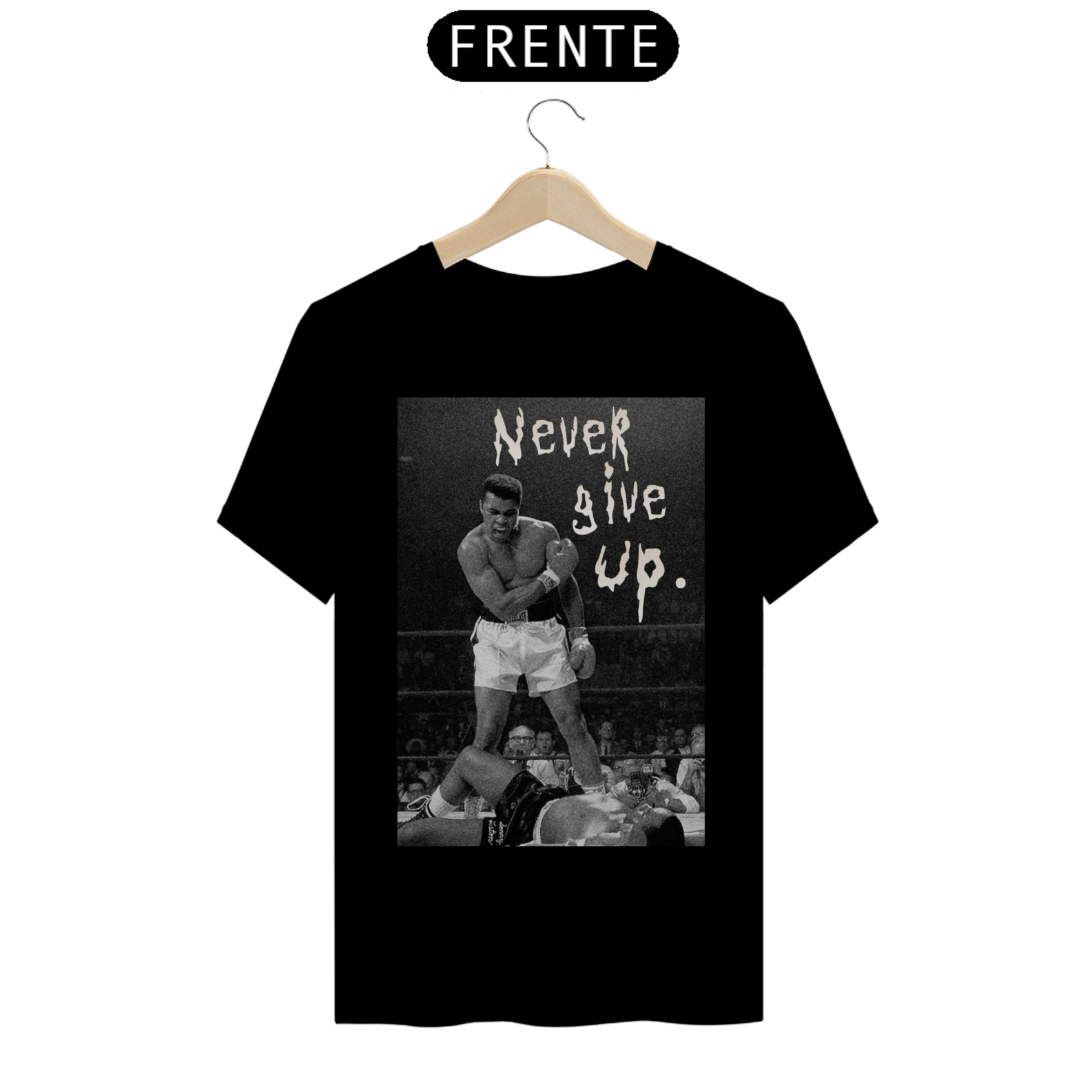CAMISETA GYM - NEVER GIVE UP