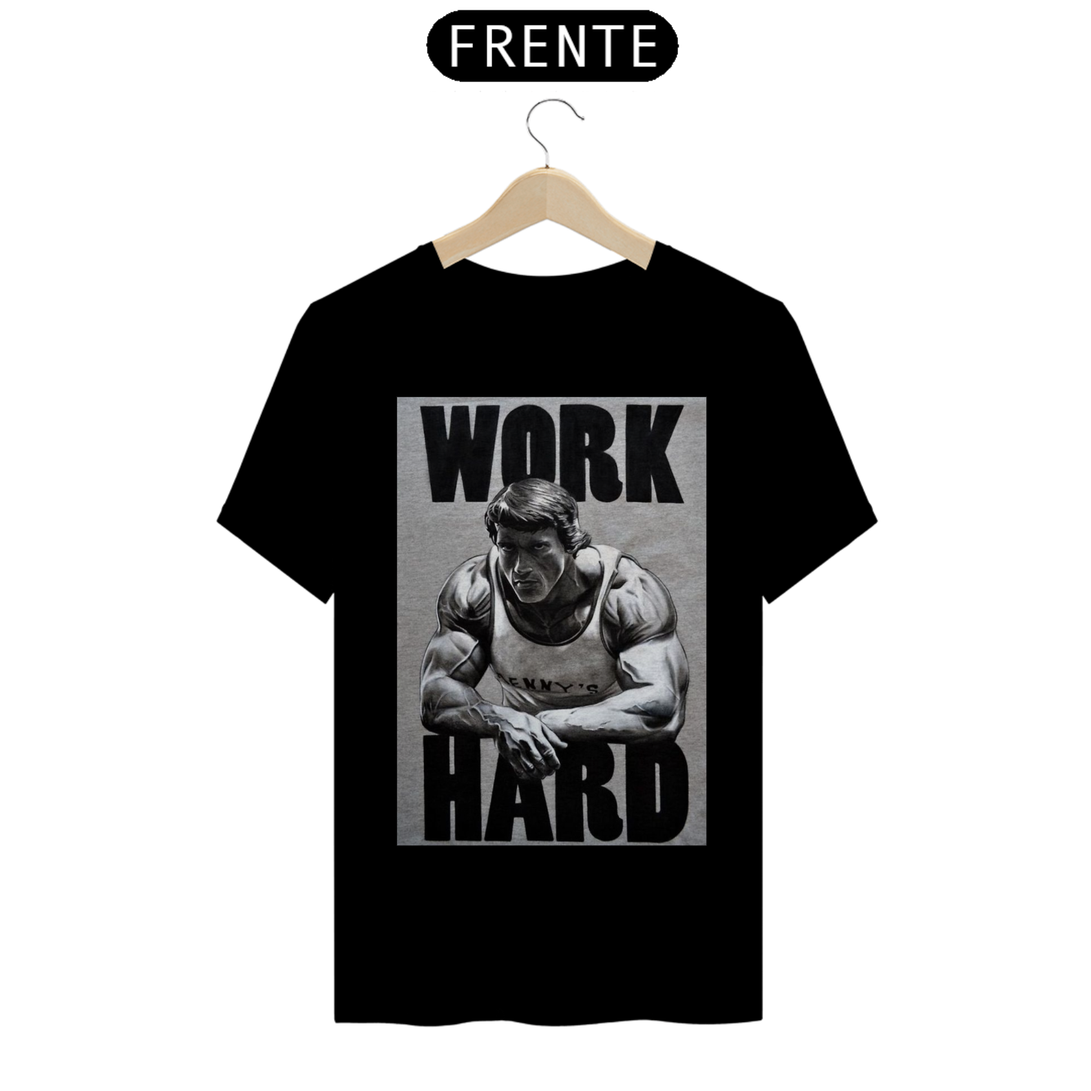 CAMISETA GYM - WORK HARD