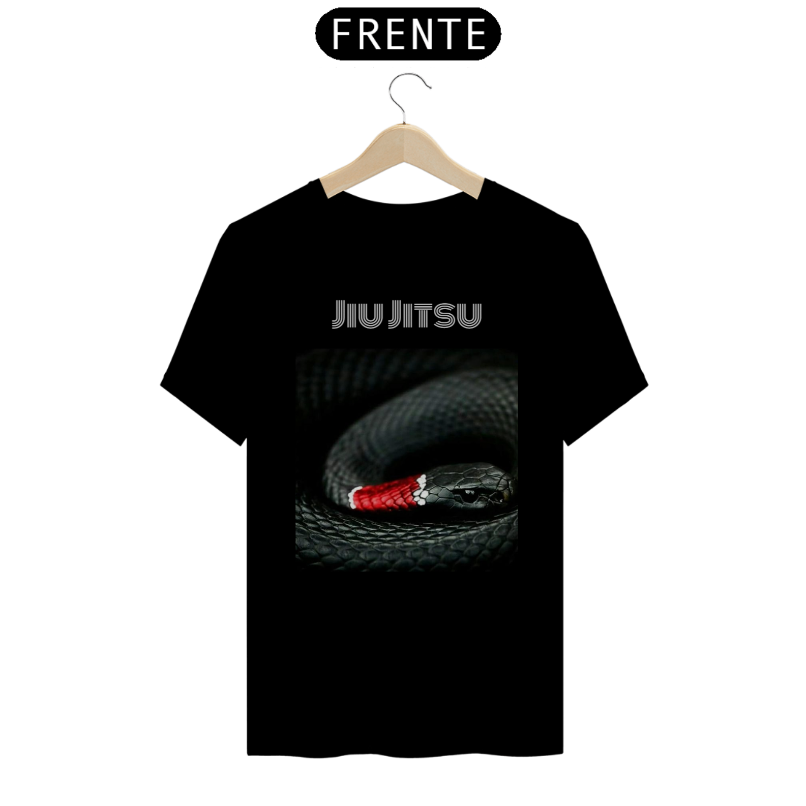 tshirt Basic - Jiu Jitsu - Cobra - Coleção Elementos da Natureza