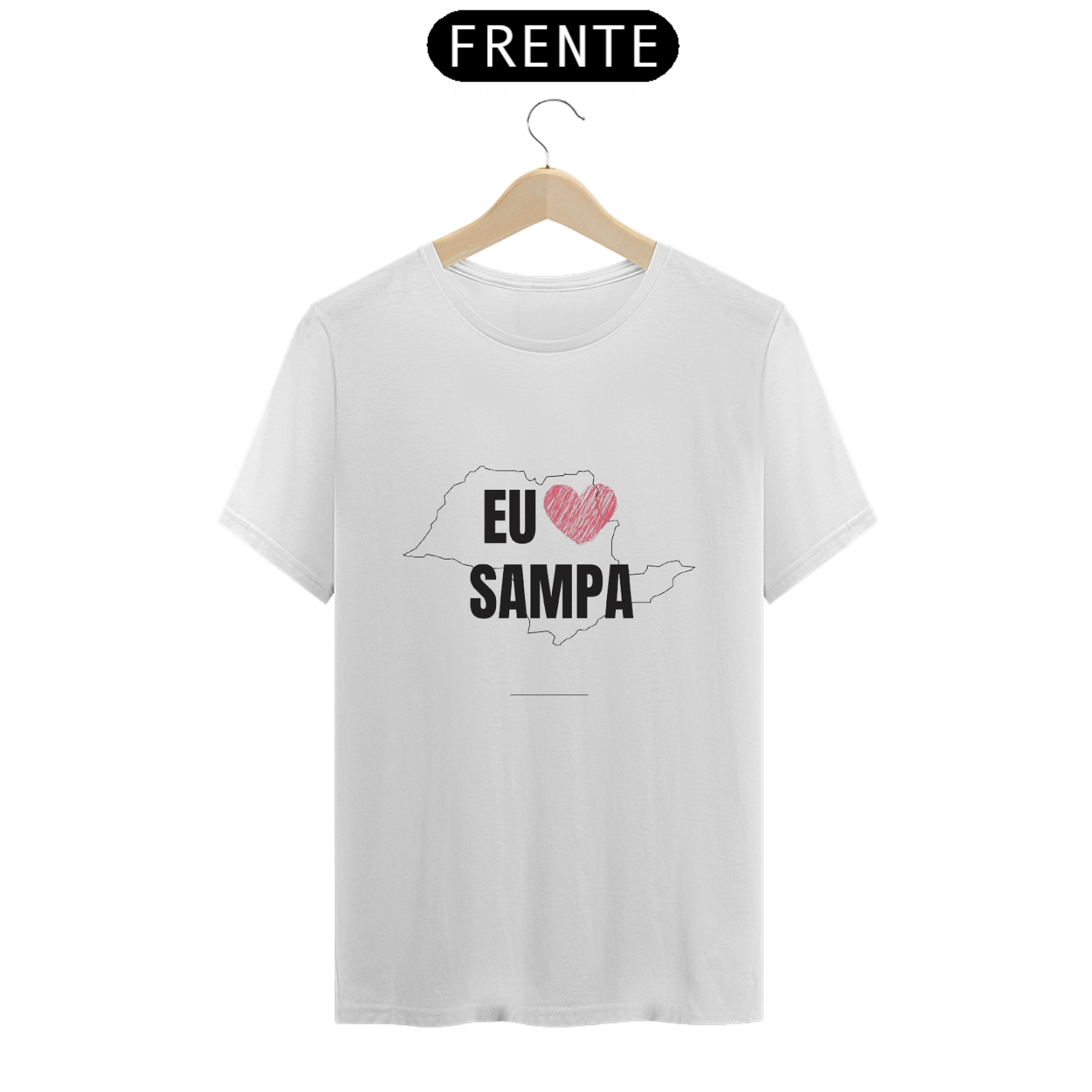 Camiseta Temática - Eu Amo Sampa