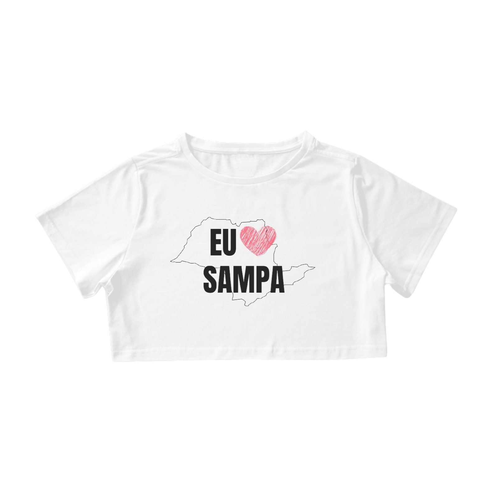 Cropped Temático - Eu Amo Sampa