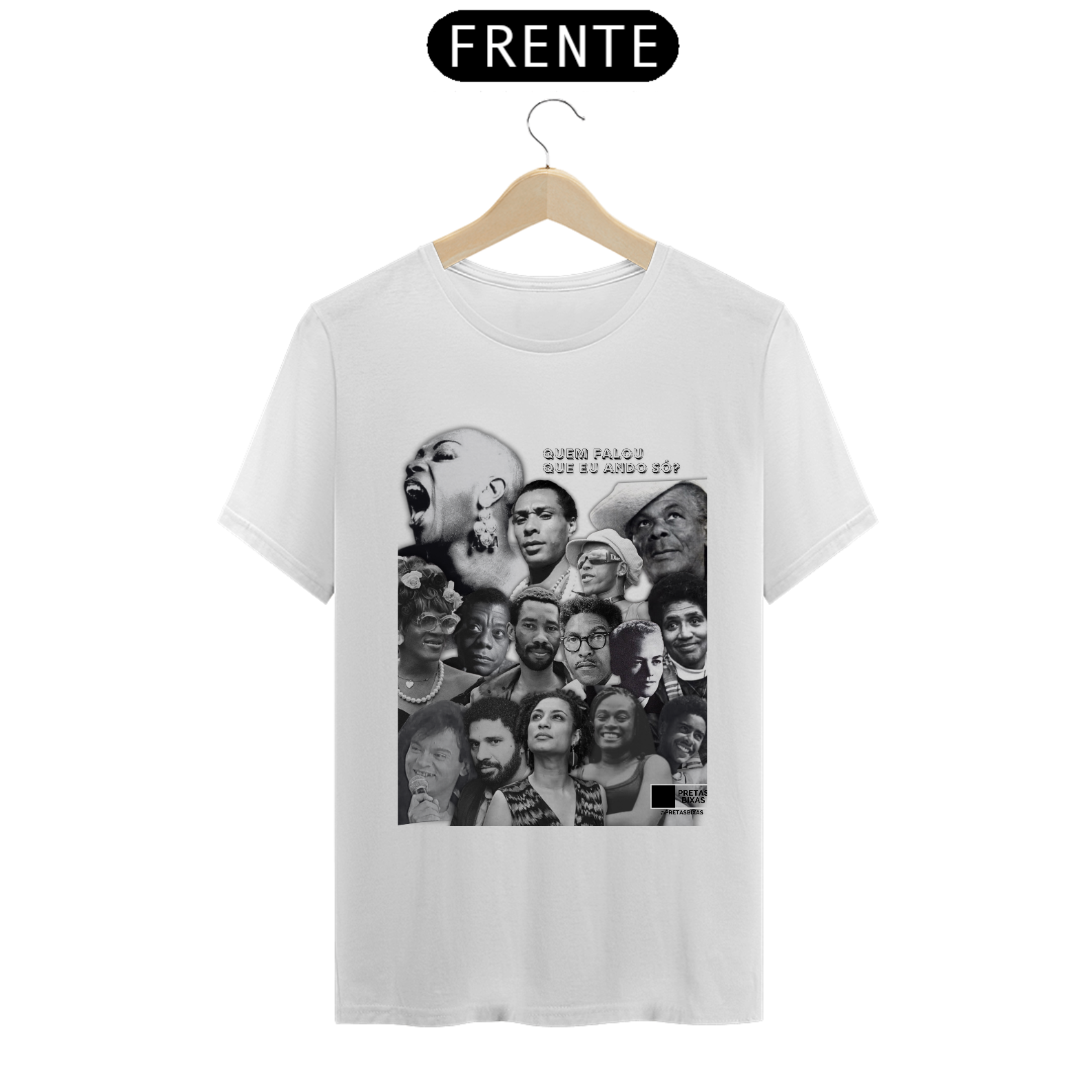 Camiseta Pretas Bixas