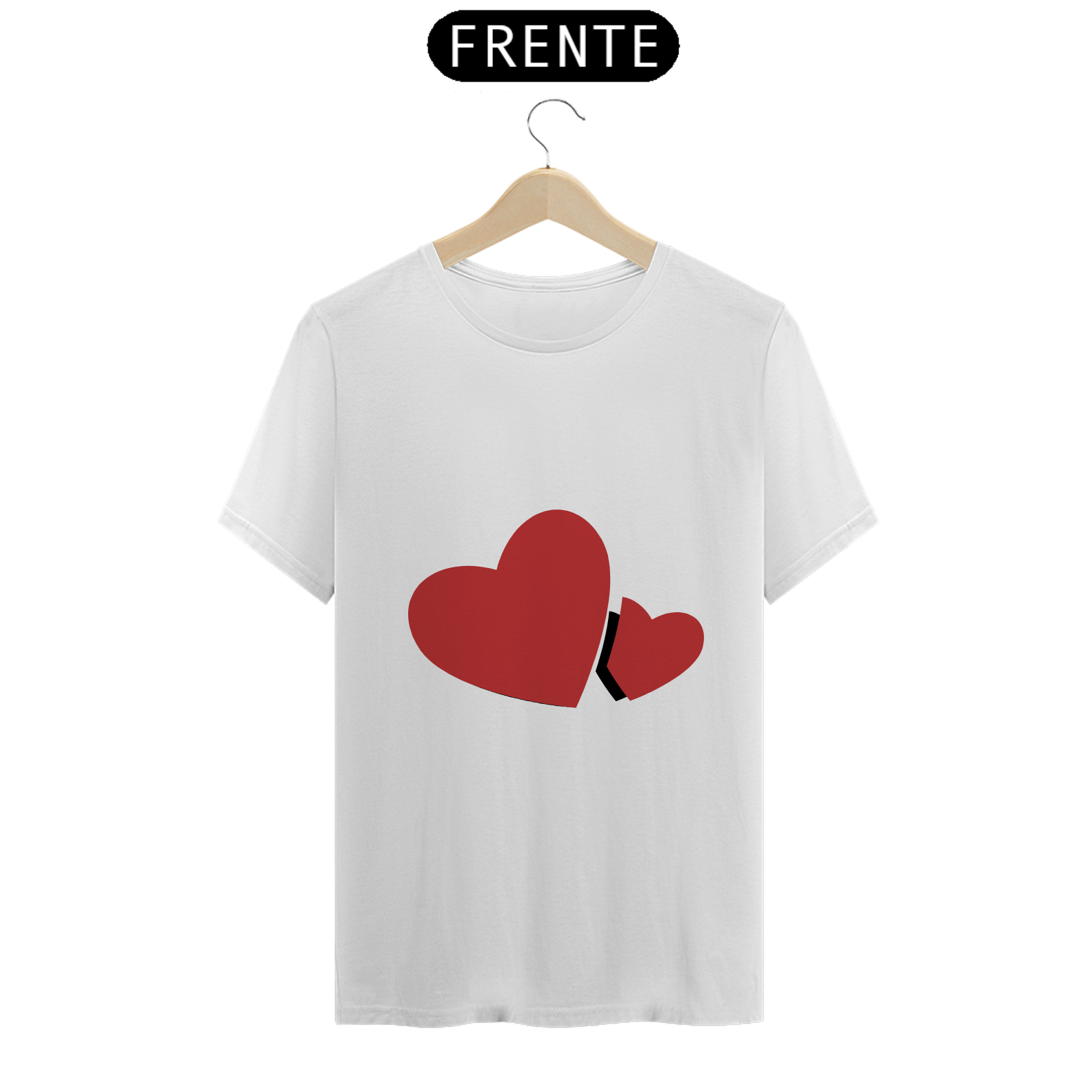 Nome do produto: Camiseta Coração