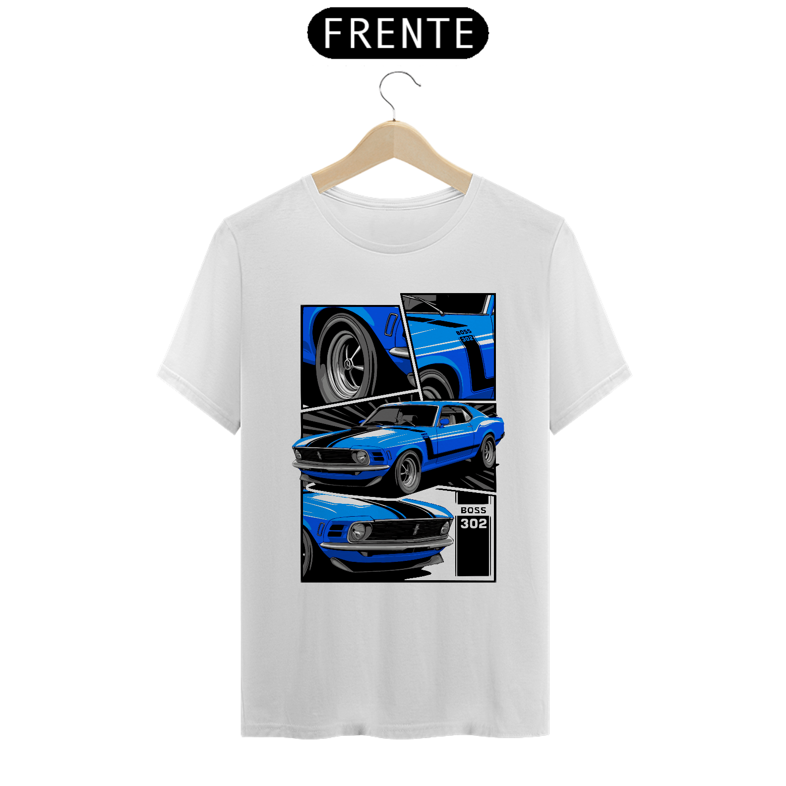 Camiseta Mustang Boss 302