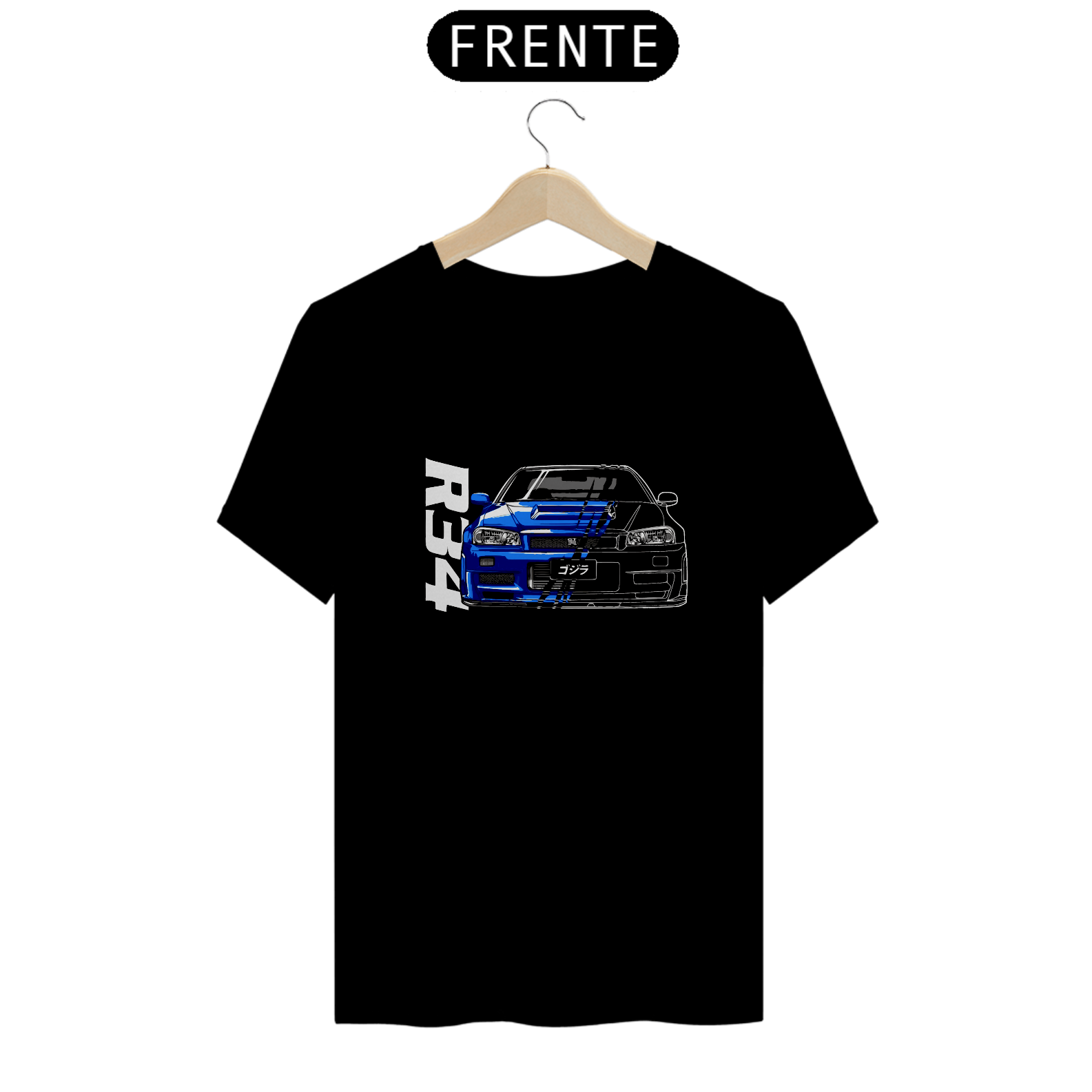 Camiseta R34 Preta