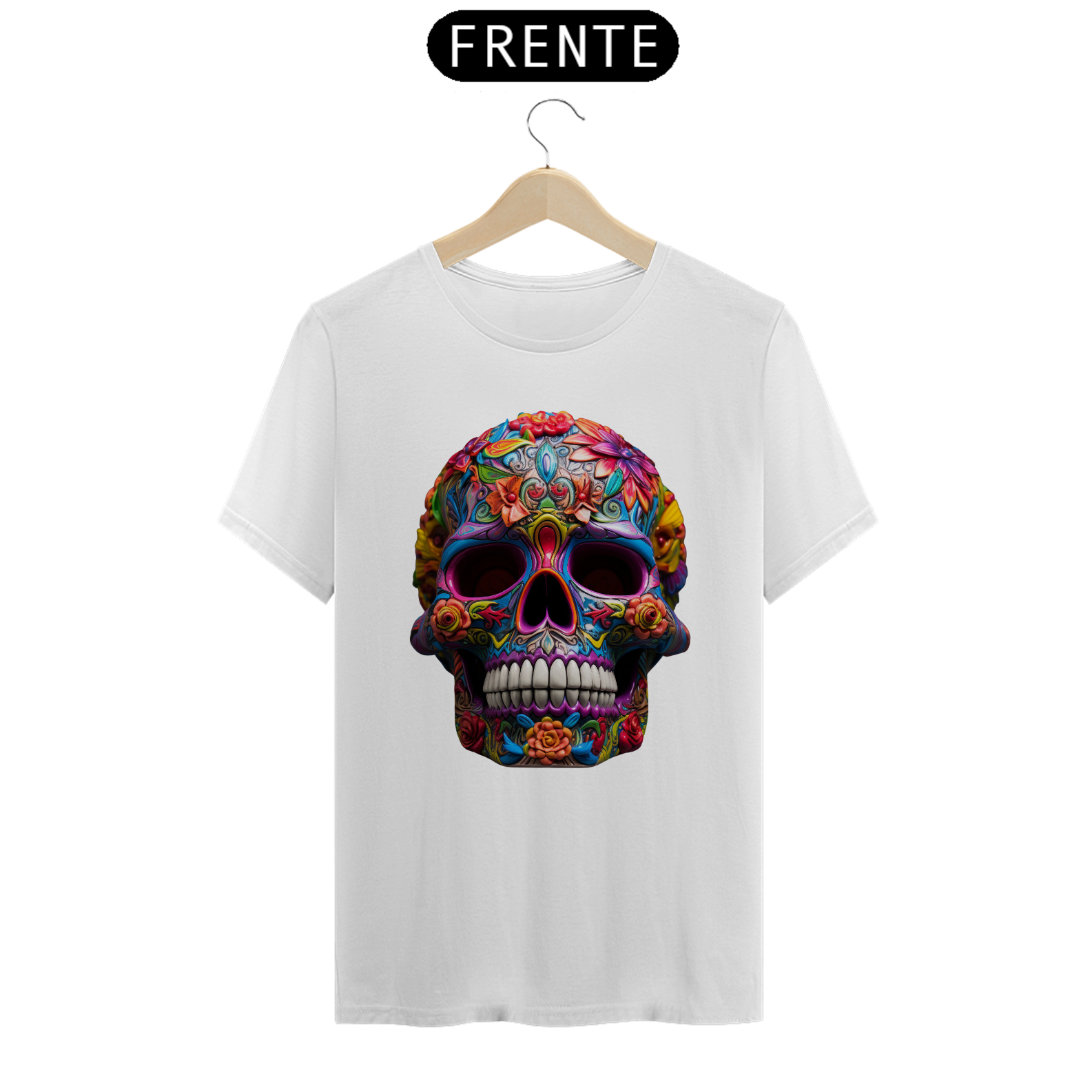 Camiseta - Caveira Mexicana