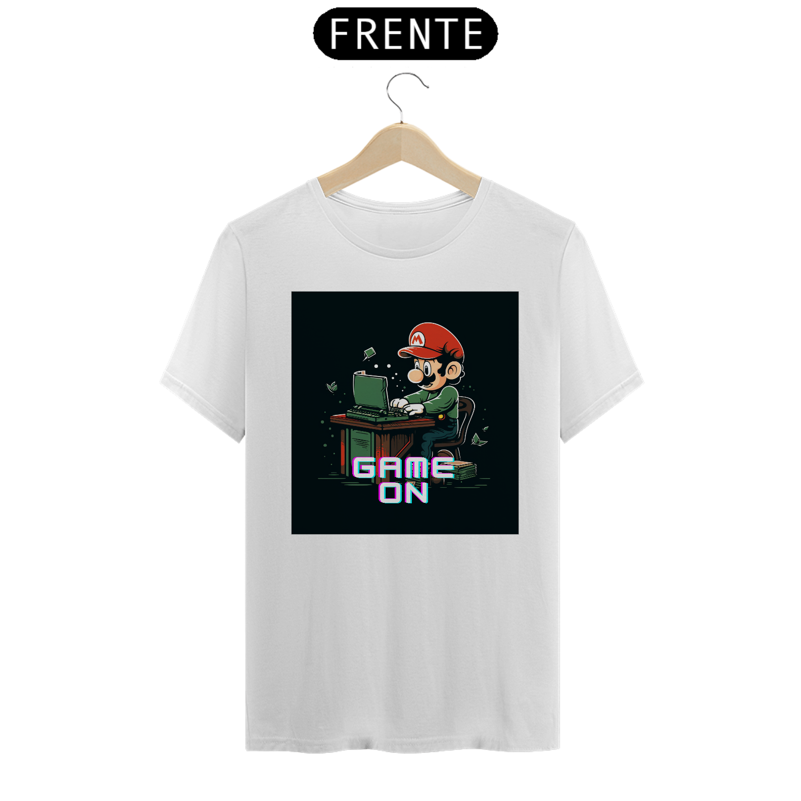 Camiseta - Mario Game On