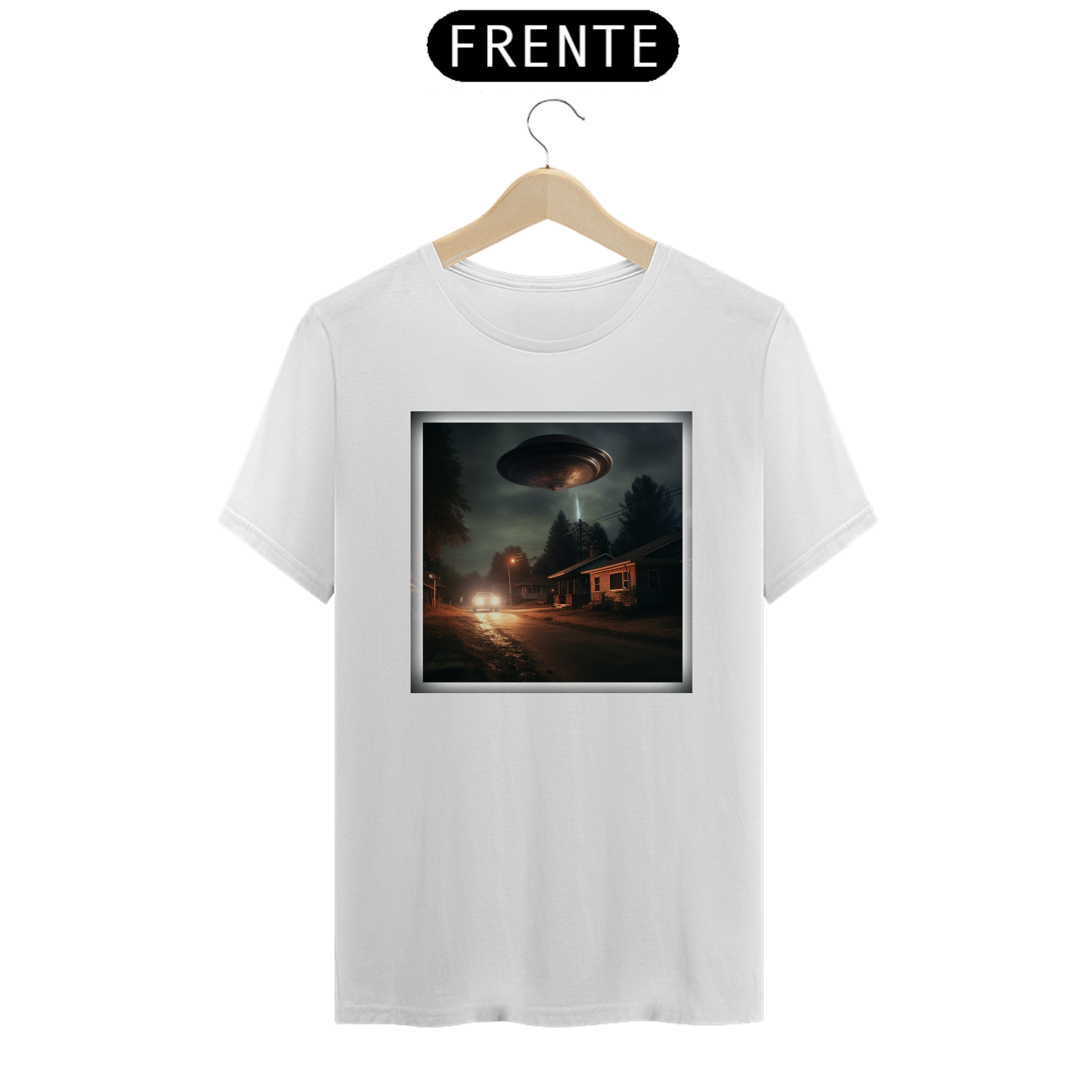 Camiseta - UFO Over City 1