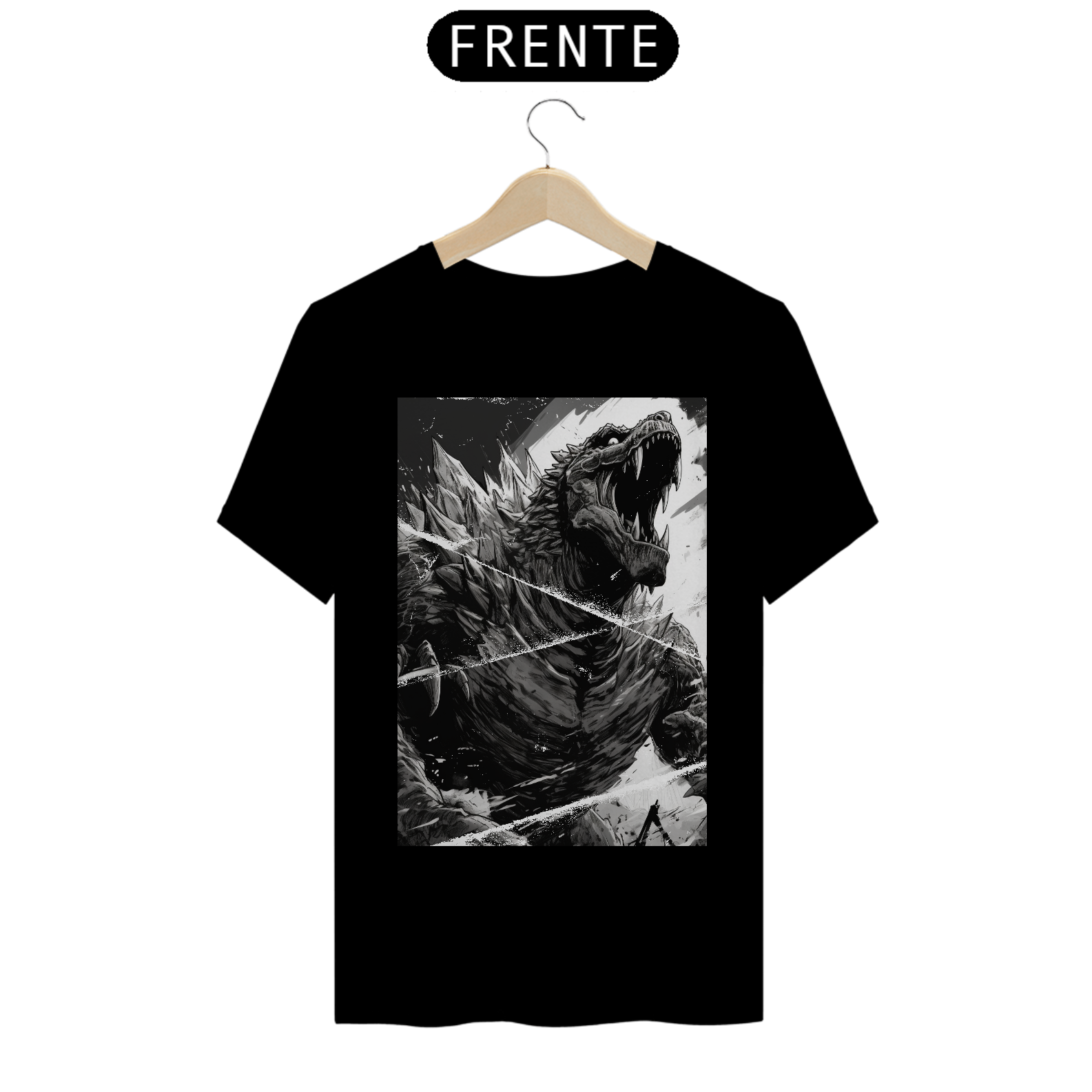 Camiseta - Godzilla Manga Style