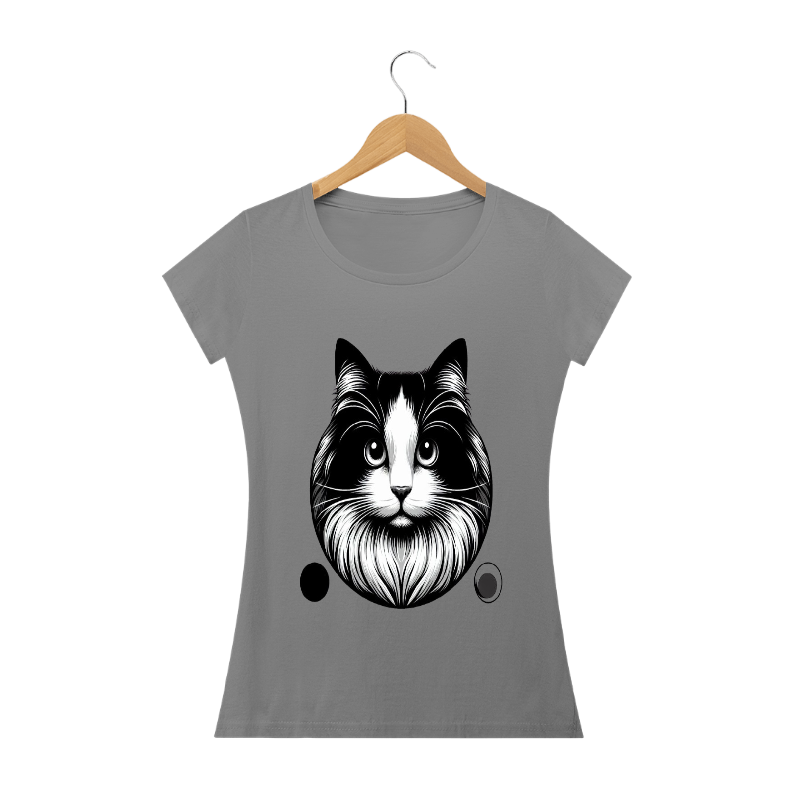 CAMISETA GATO REI