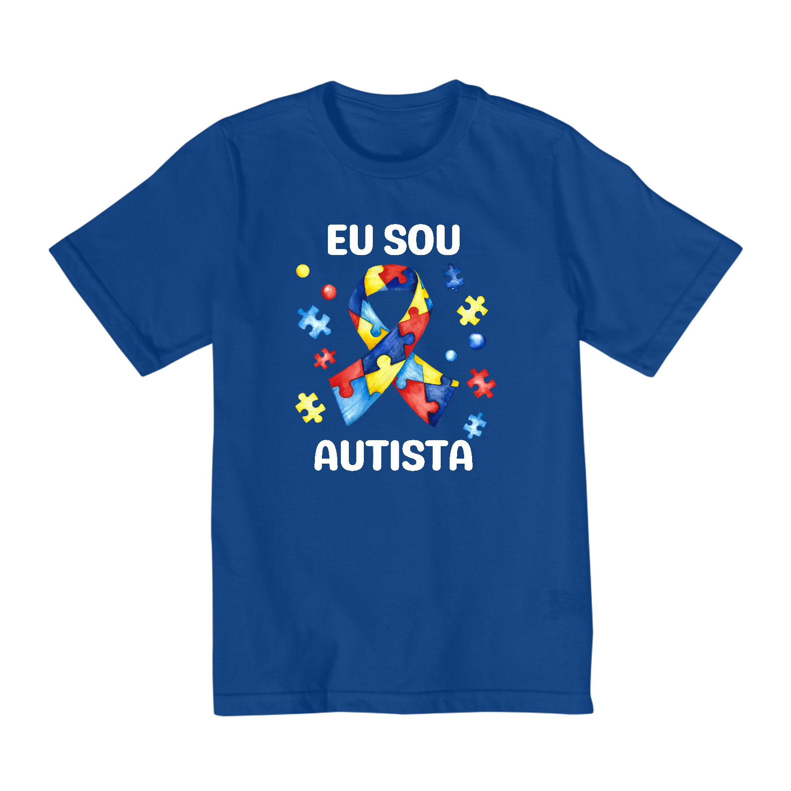 CAMISETA INFANTIL EU SOU AUTISTA (10 a 14 anos)