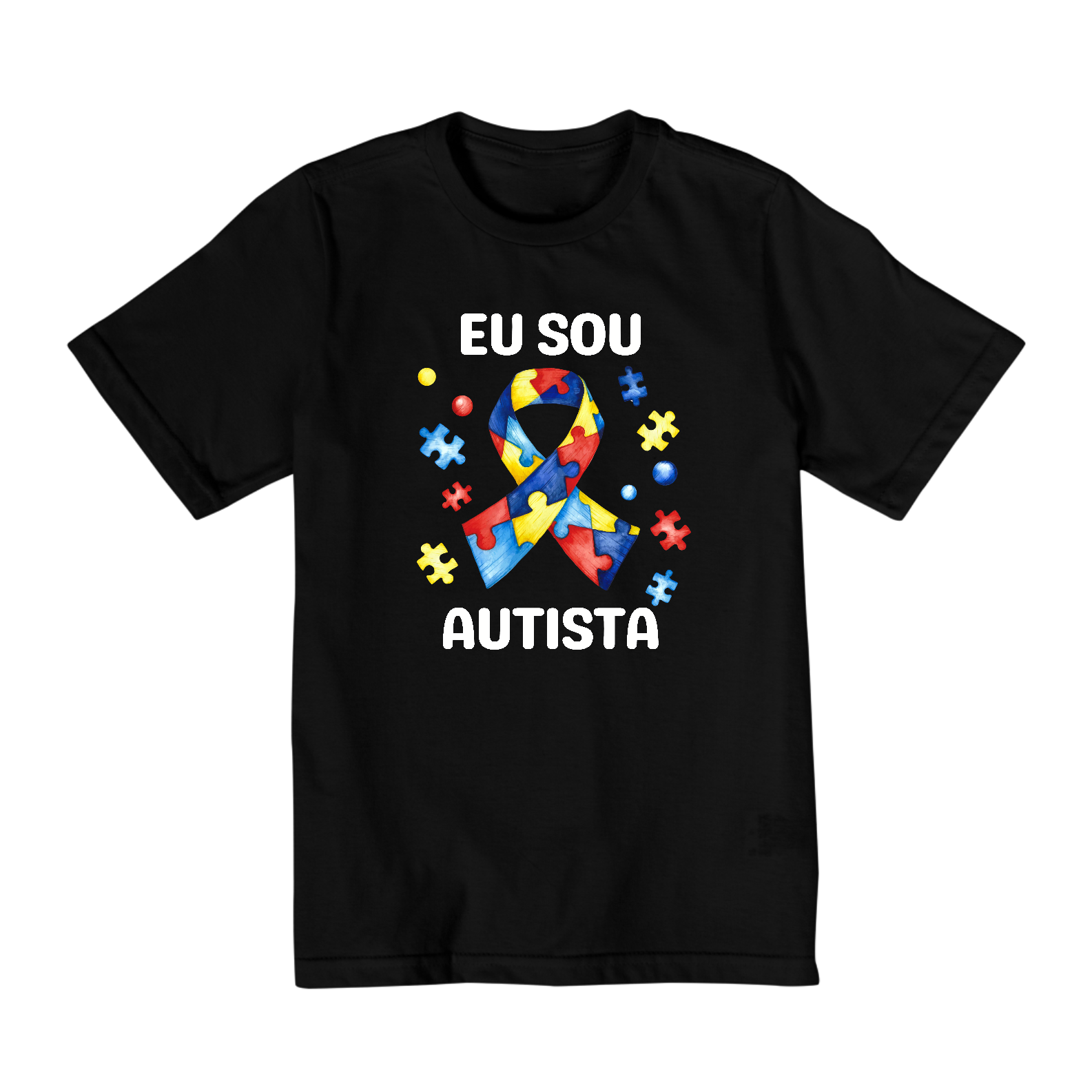 CAMISETA INFANTIL EU SOU AUTISTA (2 a 8 anos)