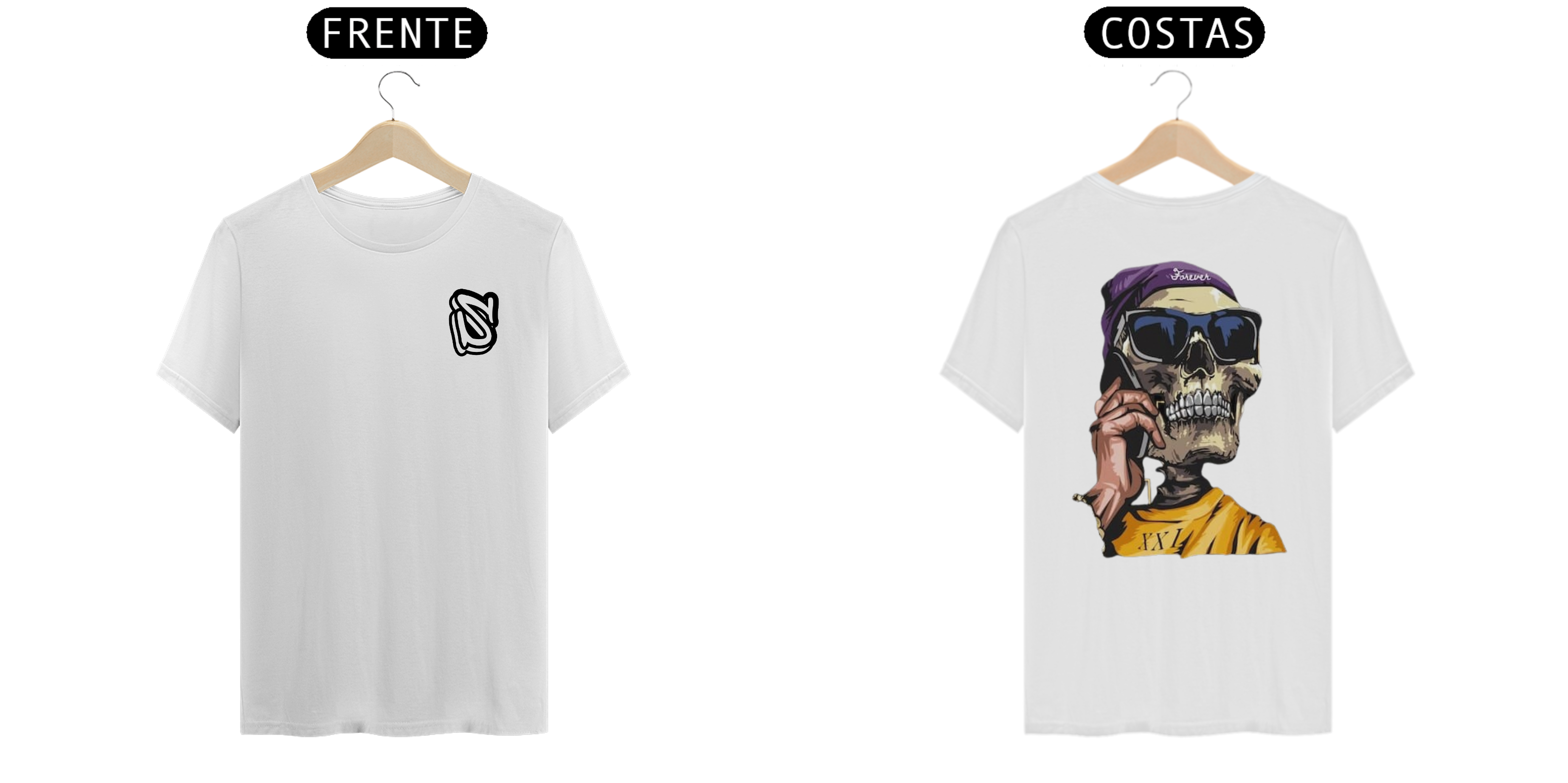 CAMISA STREETWEAR CAVEIRA 