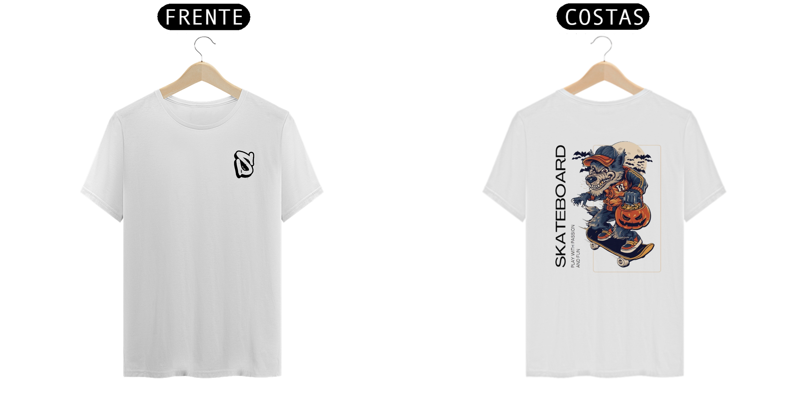 CAMISA STREET LOBO SKATISTA