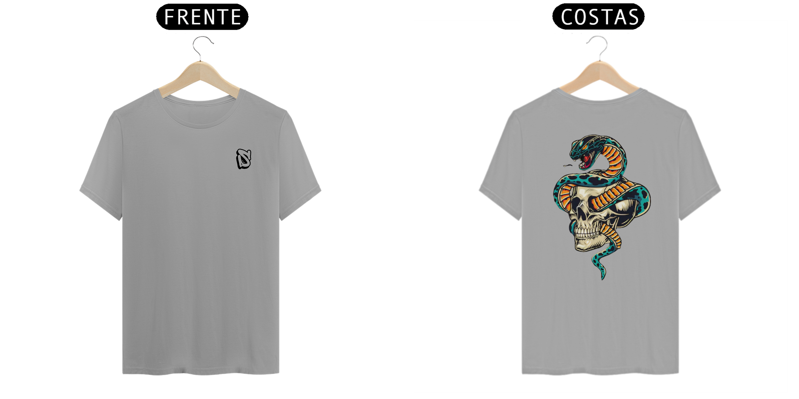 CAMISA COBRA NA CAVEIRA