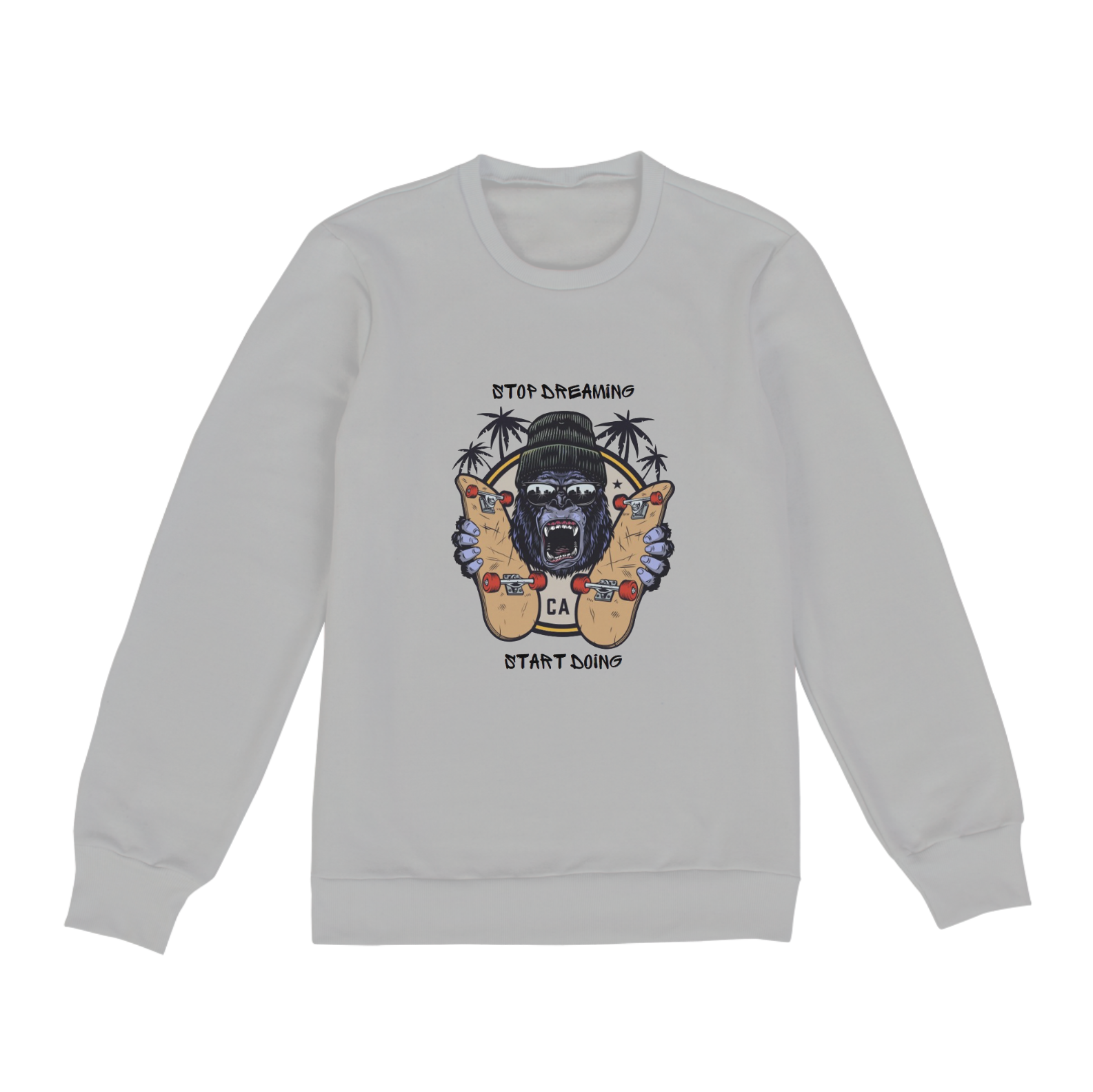 MOLETOM FECHADO GORILA SKATISTA