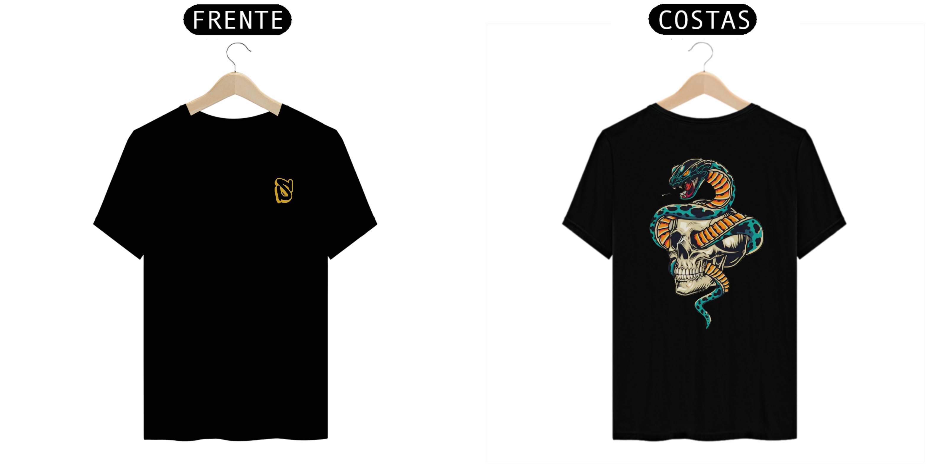 CAMISA COBRA NA CAVEIRA