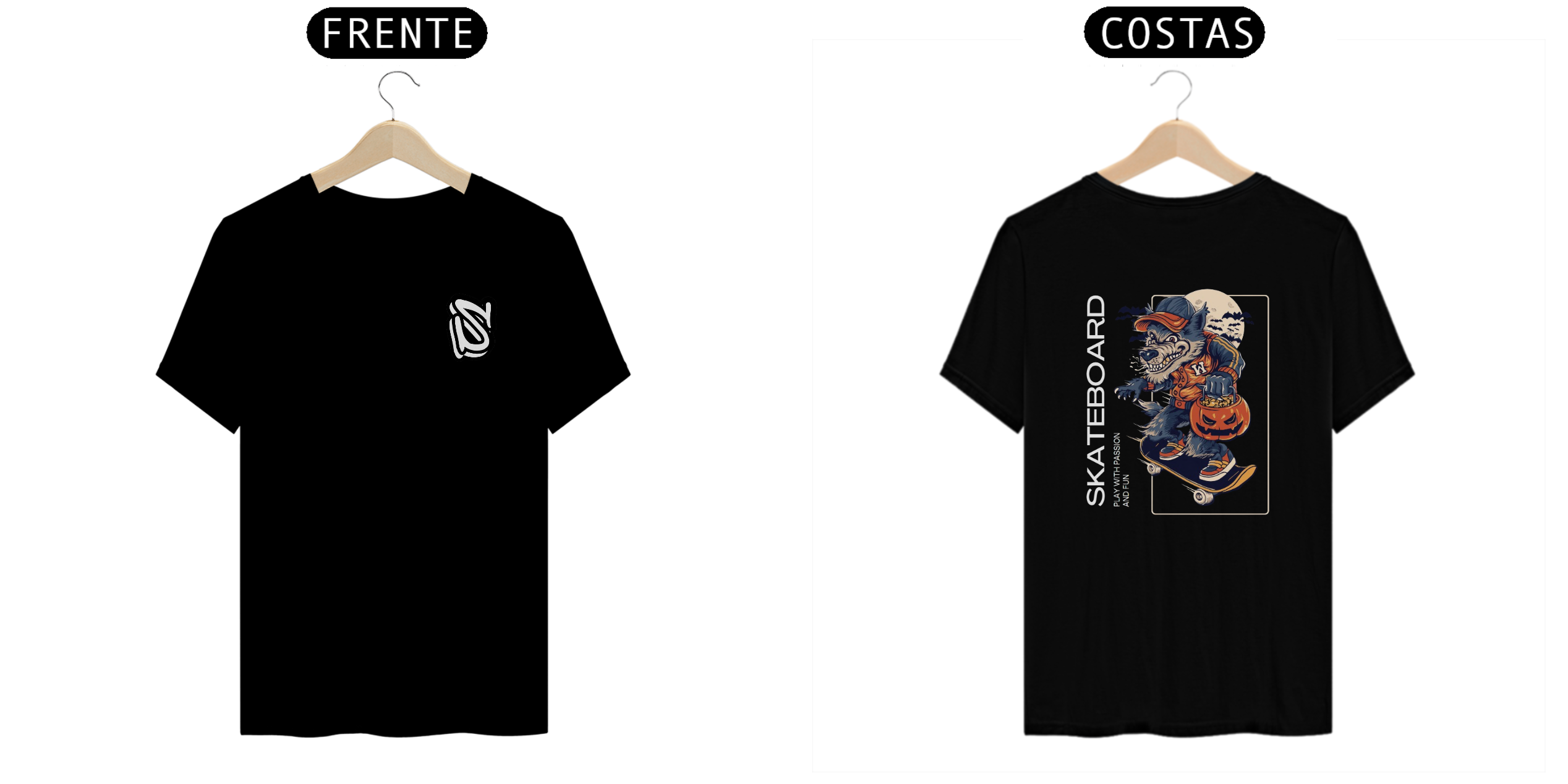 CAMISA STREET LOBO SKATISTA