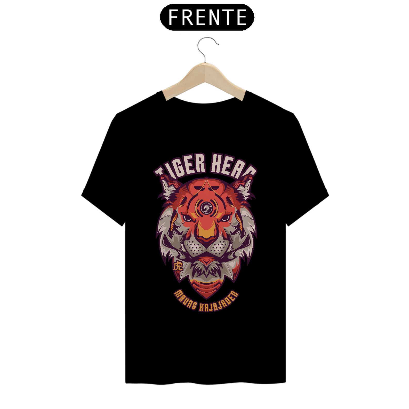 Camiseta T-shirt Tiger Head