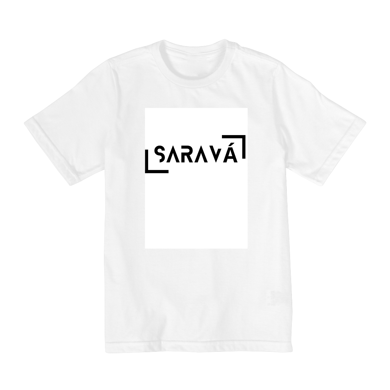 Camiseta Infantil Branca - Saravá