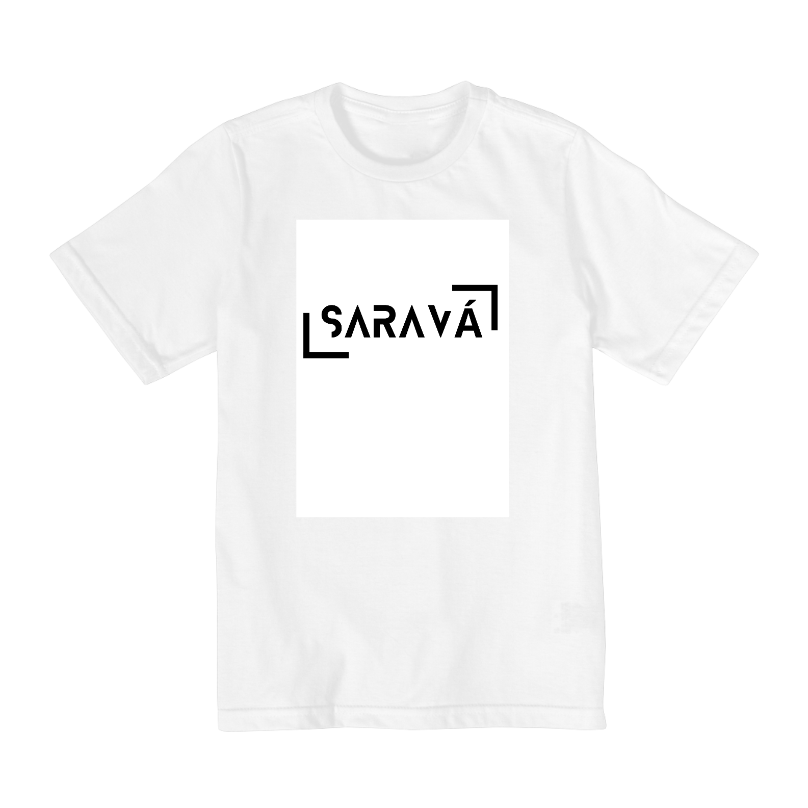 Camiseta Infantil Branca Saravá