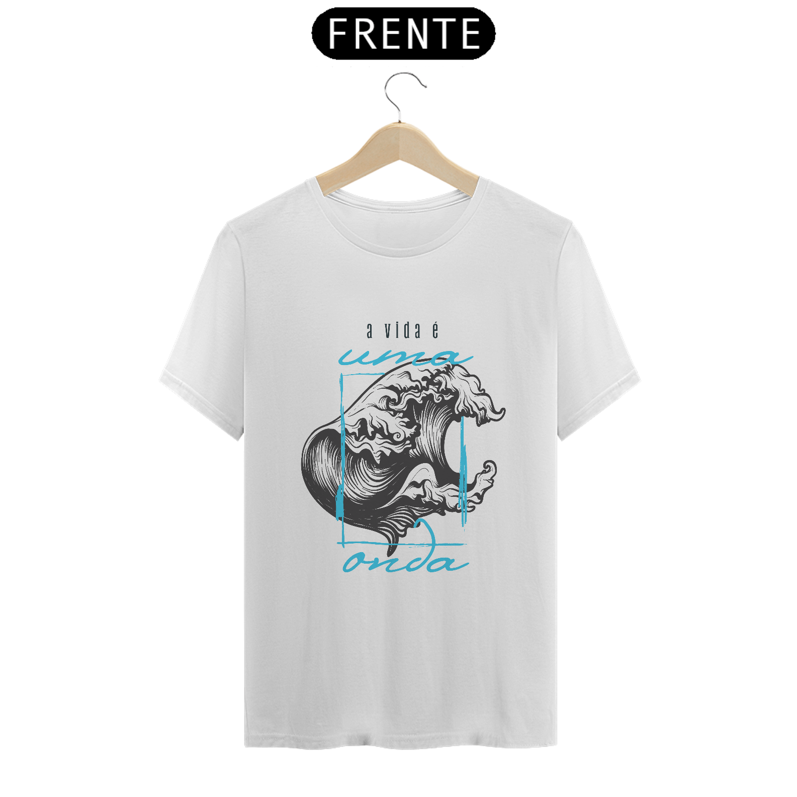 Camiseta A vida é uma onda