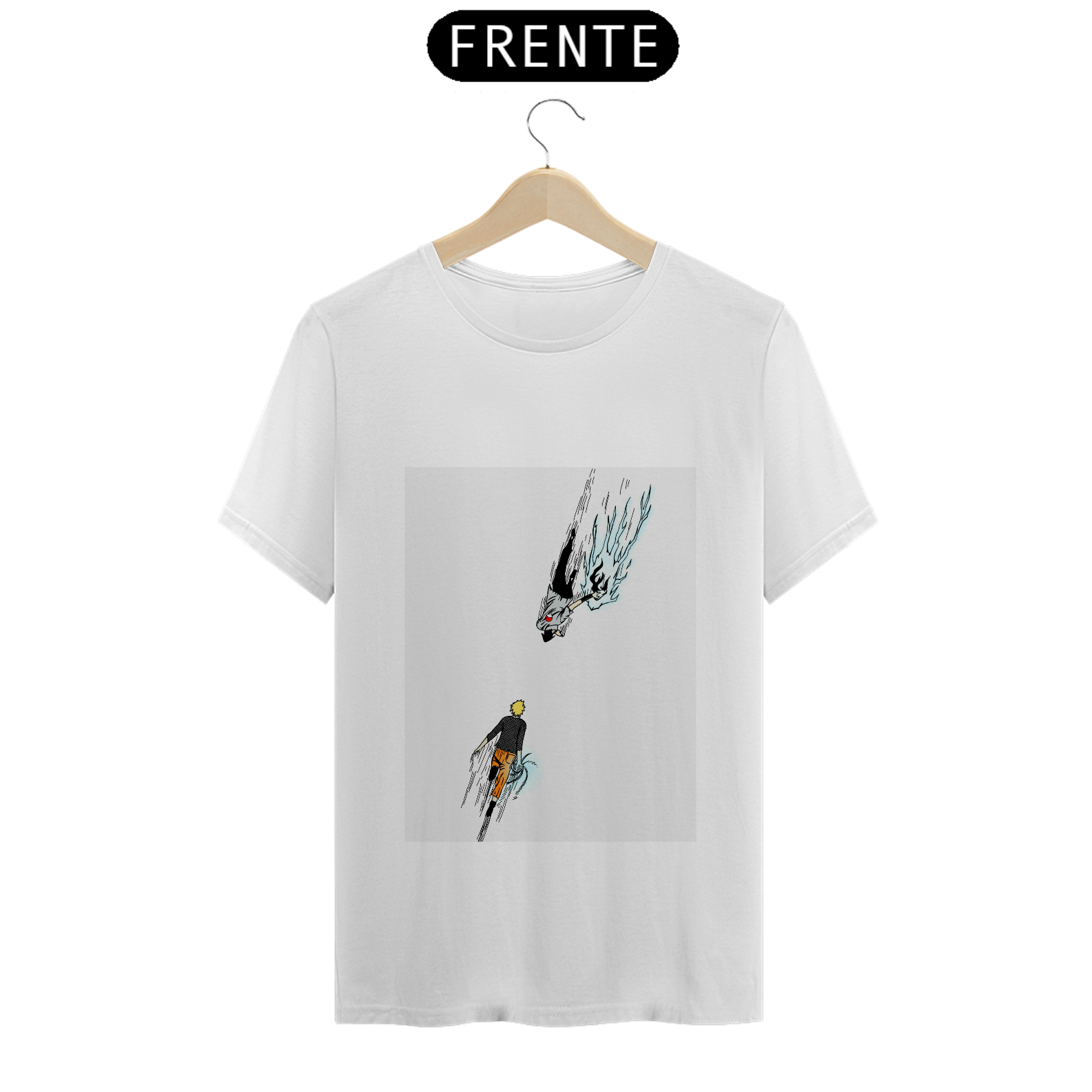 Camiseta Naruto - Naruto vs Sasuke