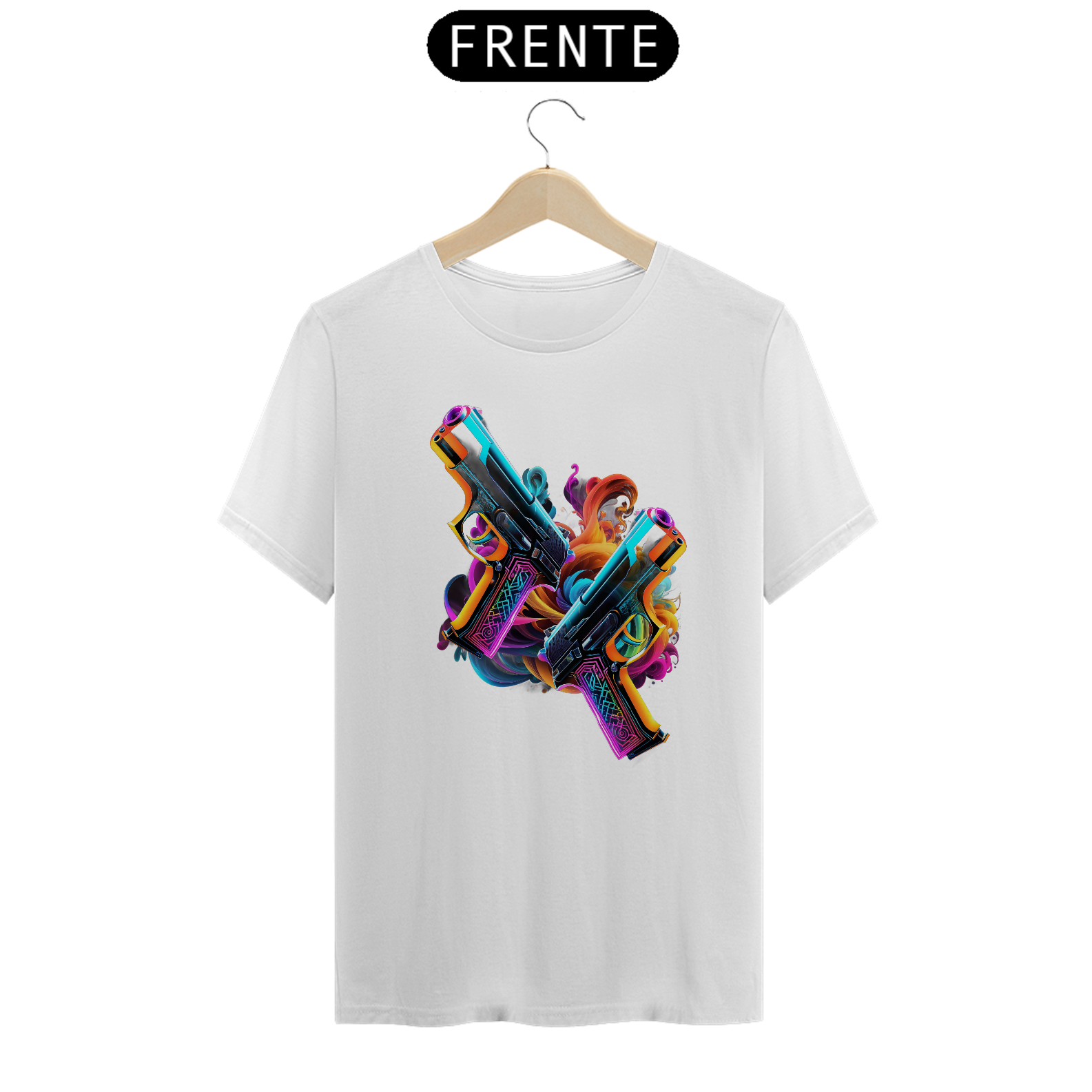 Camiseta Pistola Dupla