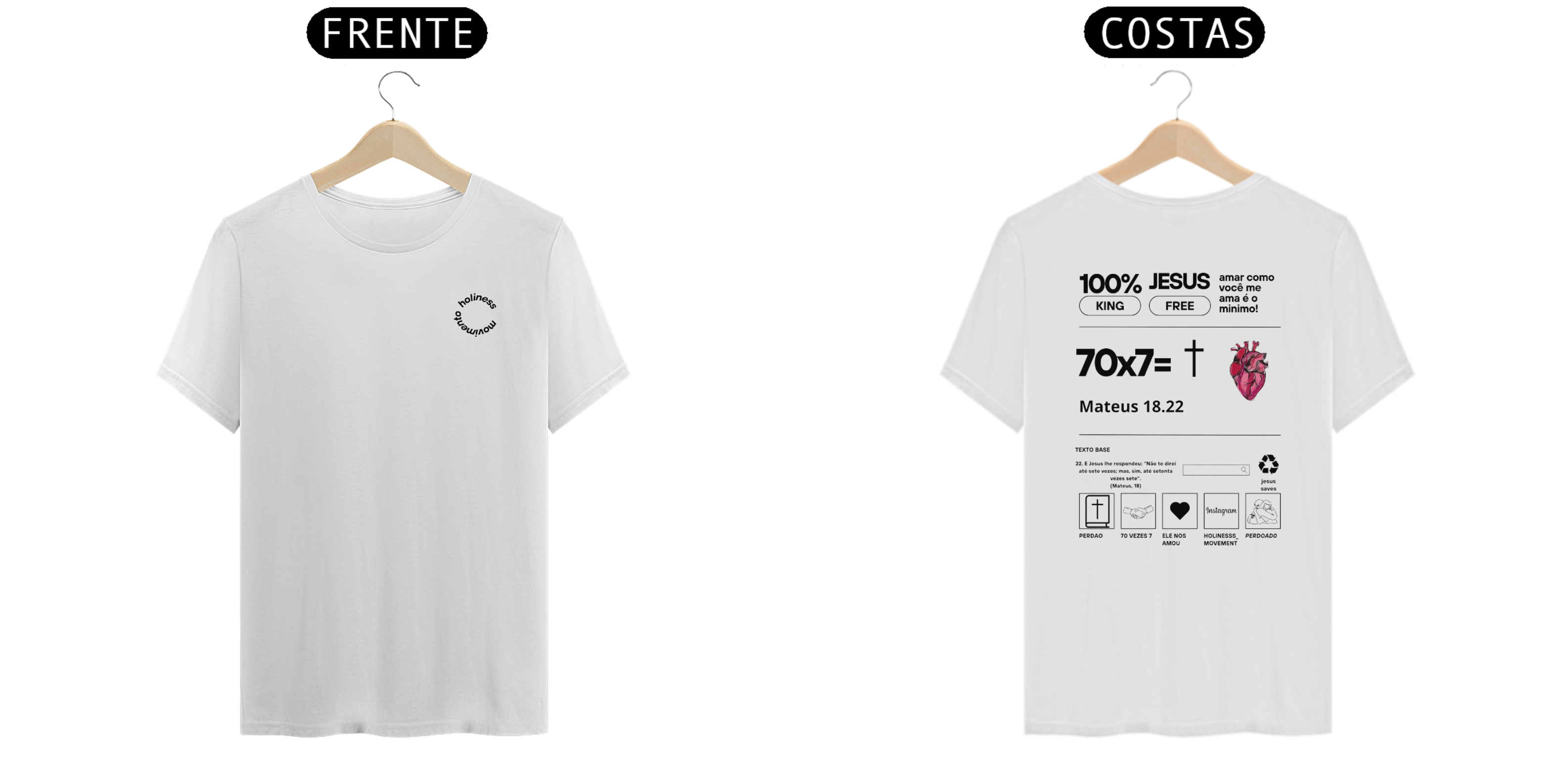 Nome do produto: coleção perdão 70x7 Mt 18.22 ( Fonte Preta ) 