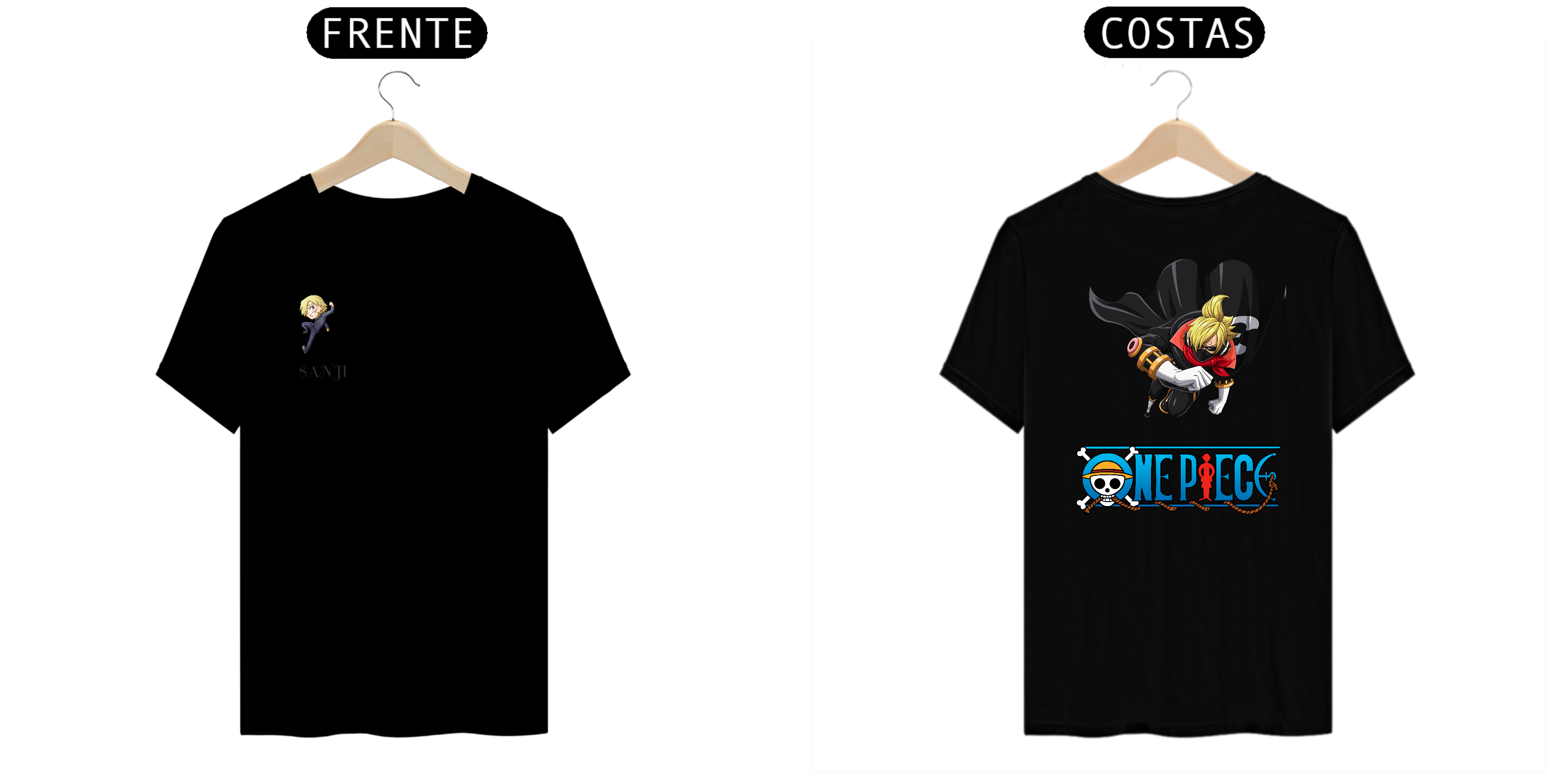 Sanji one piece camiseta