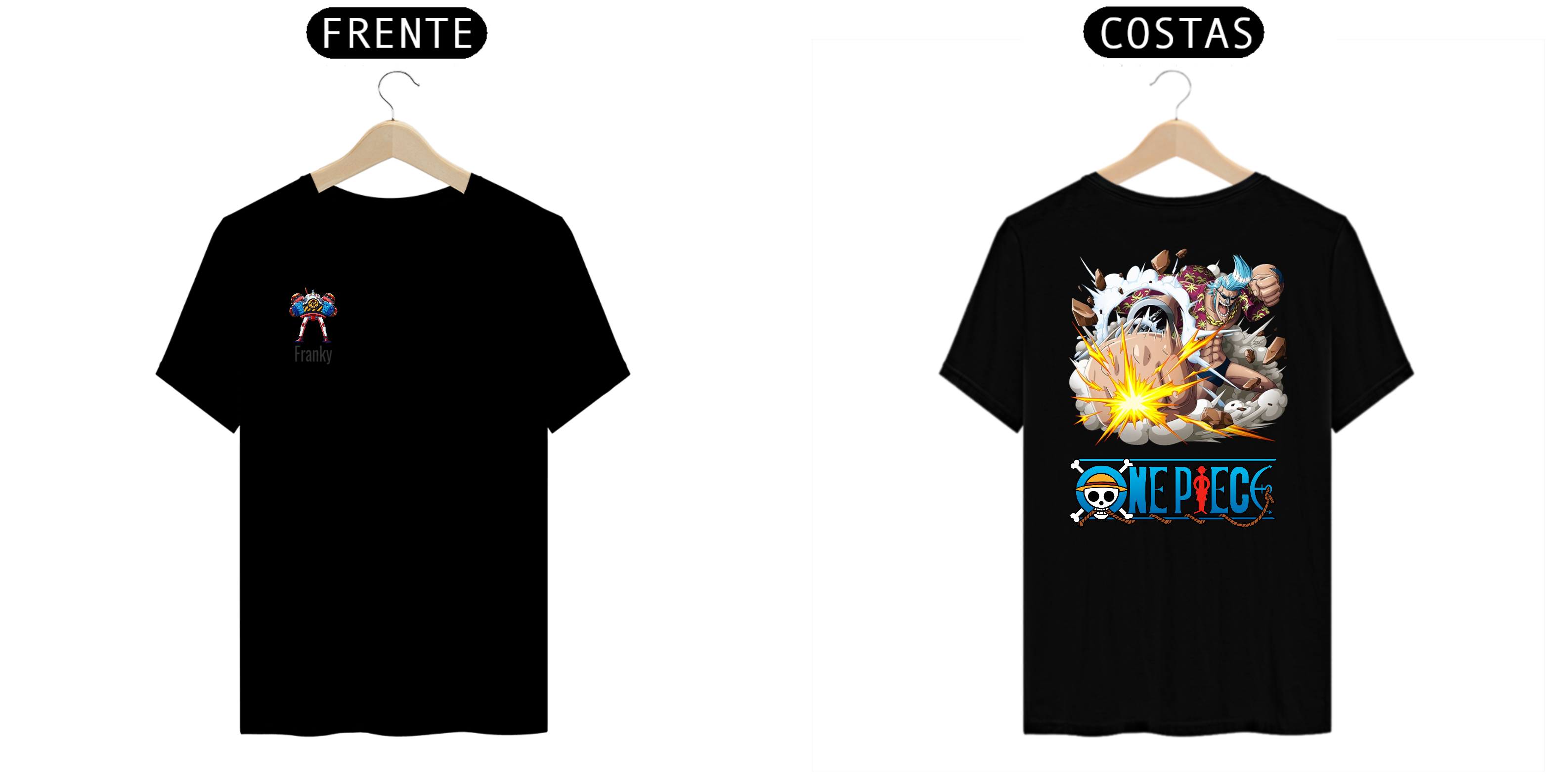 Nome do produto: Franky one piece camiseta 