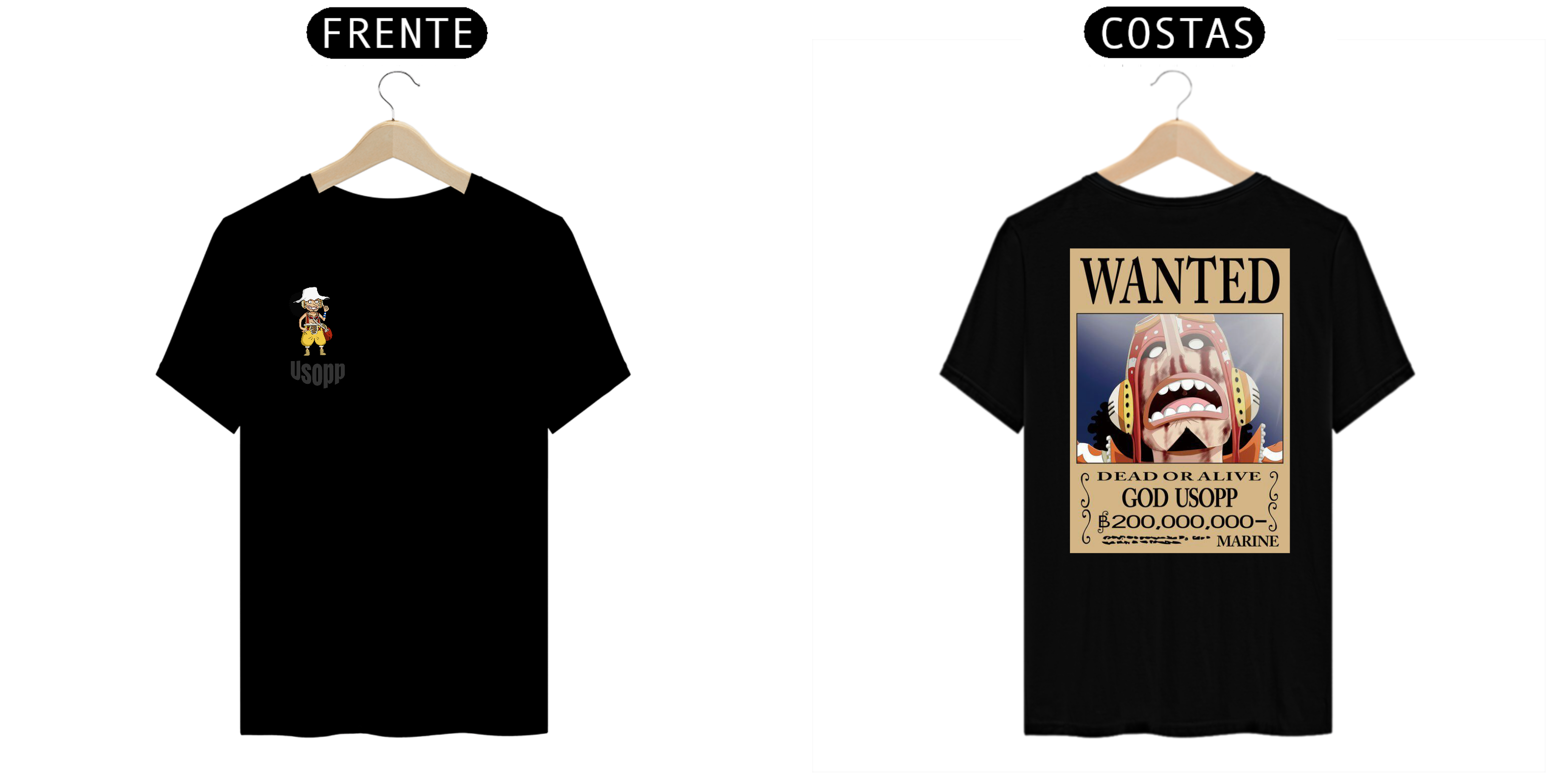 Camisa do usopp one piece