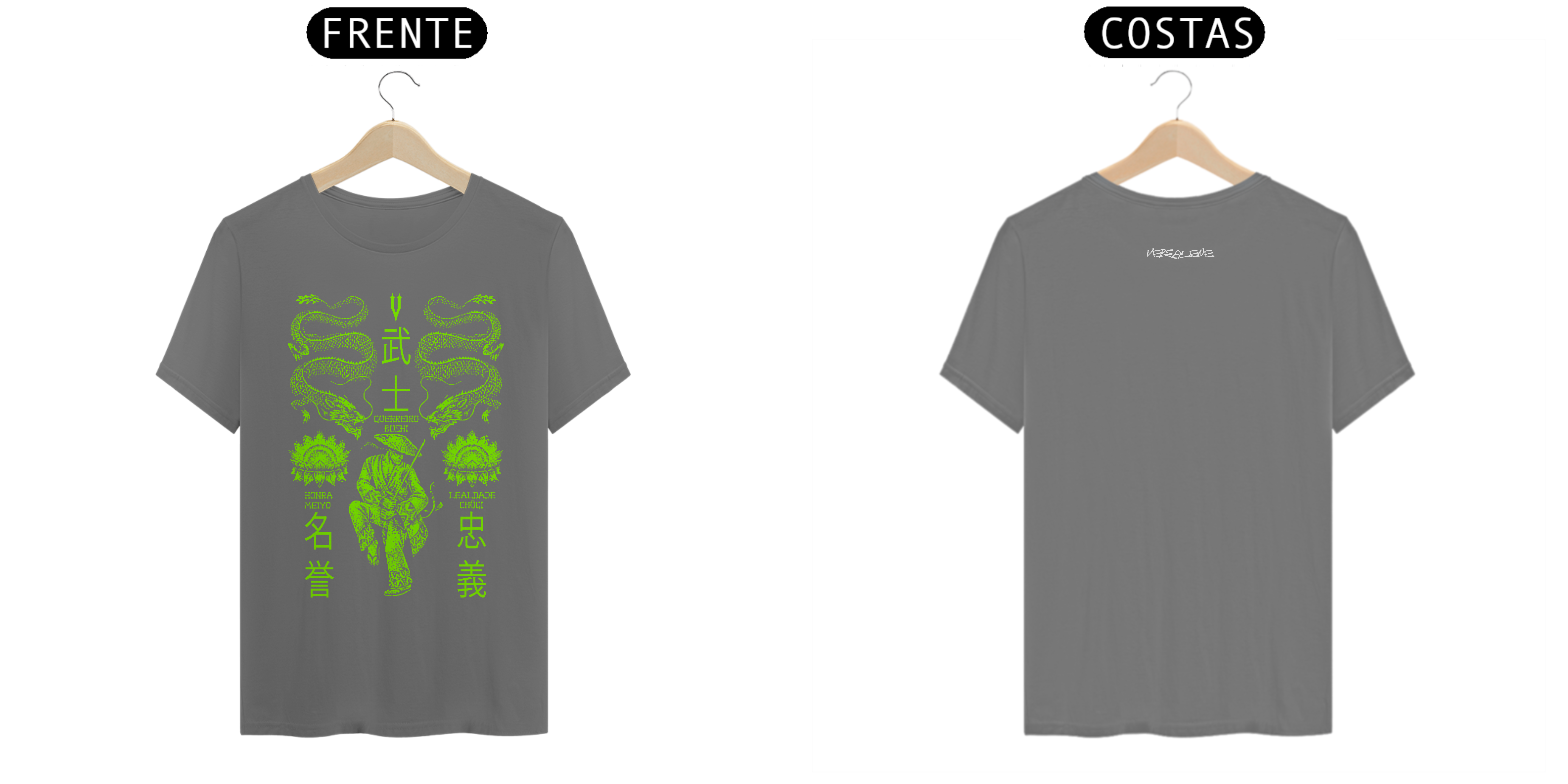 Camiseta Estonada Samurai Verde