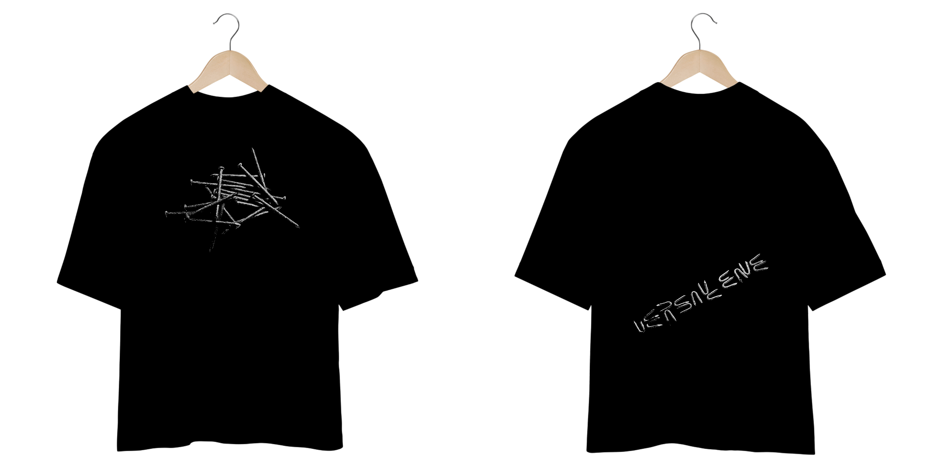 Camiseta Oversized Pregos e Grampos