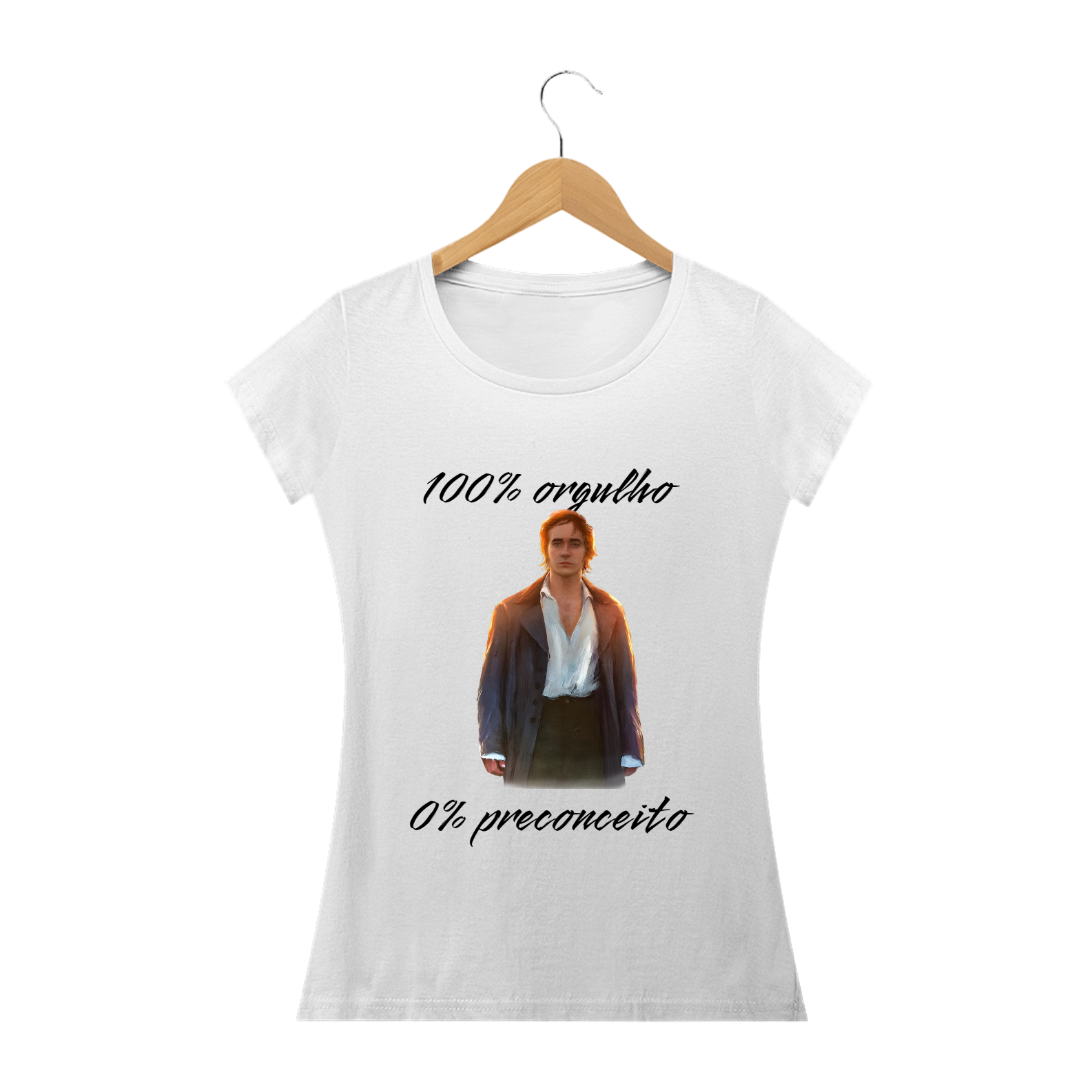 Camiseta Baby Long Orgulho e Preconceito